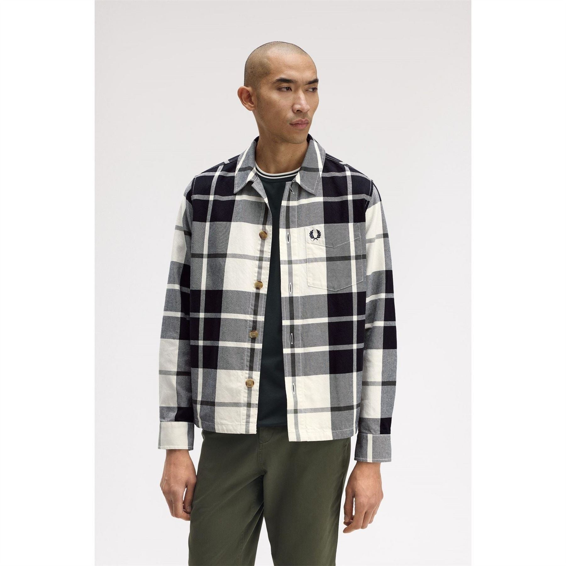 Fred Perry Tartan Twill Overshirt