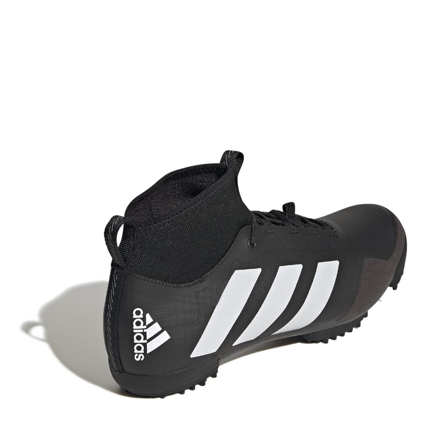 adidas Mid Top Lace Up Sneakers with Three Stripes