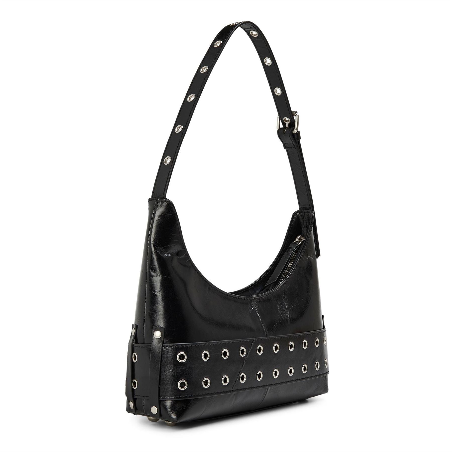 Kangol Hobo Handbag with Metal Eyelet