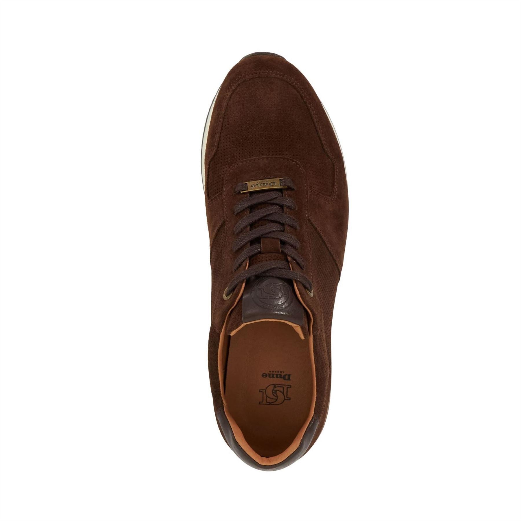 Dune London Trilogy Runner Lace Up Low Top Sneakers