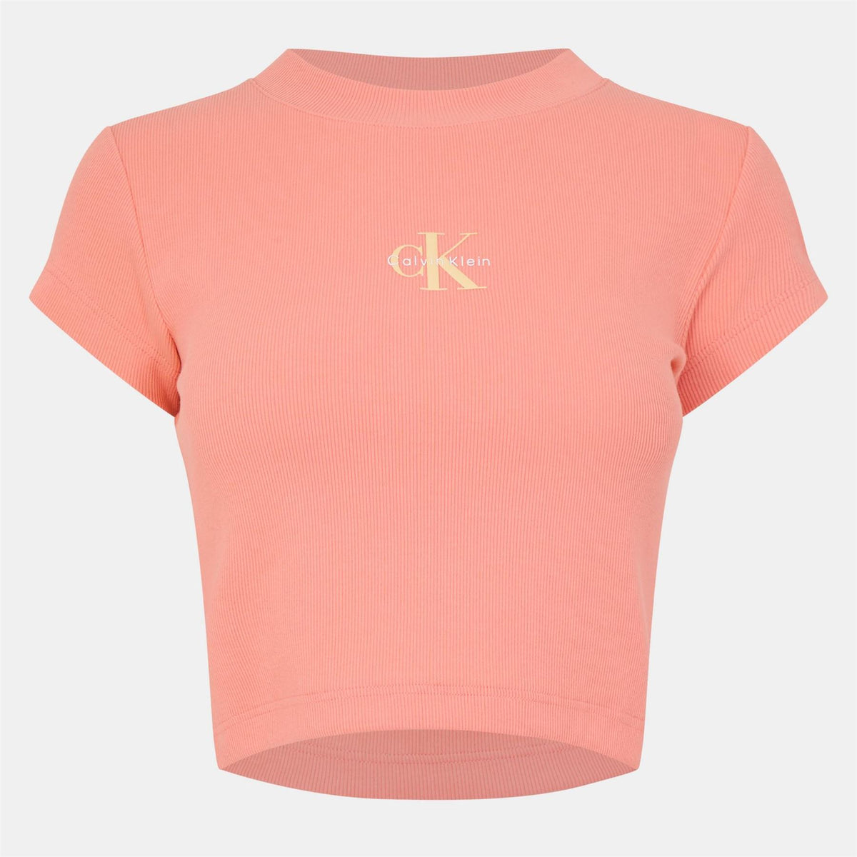 Calvin Klein Jeans Rib Cropped T-Shirt