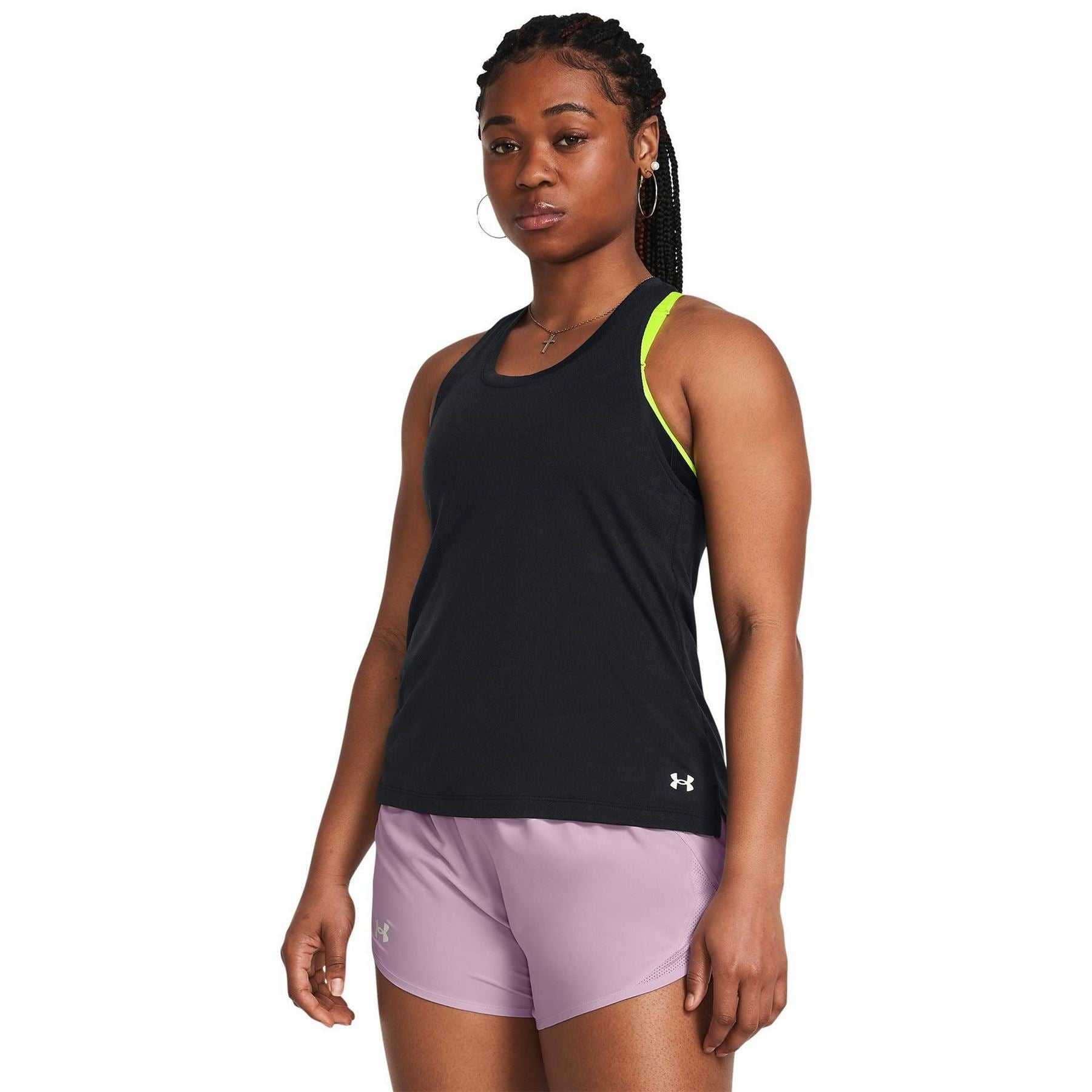 Under Armour Womens Armour Ua Launch Splatter Singlet Running Vest