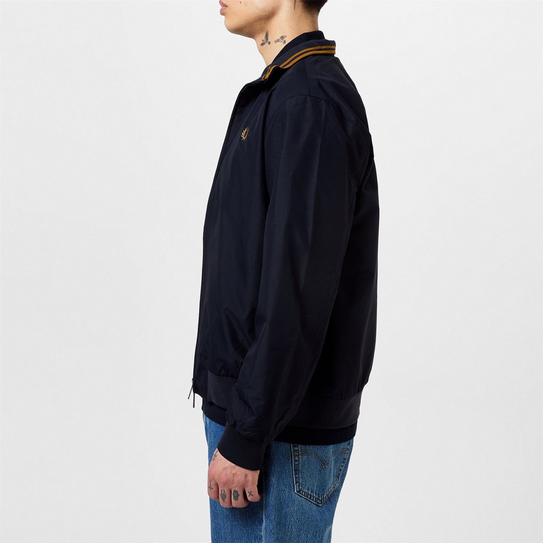 Fred Perry Brentham Cotton Long Sleeve Harrington Jacket