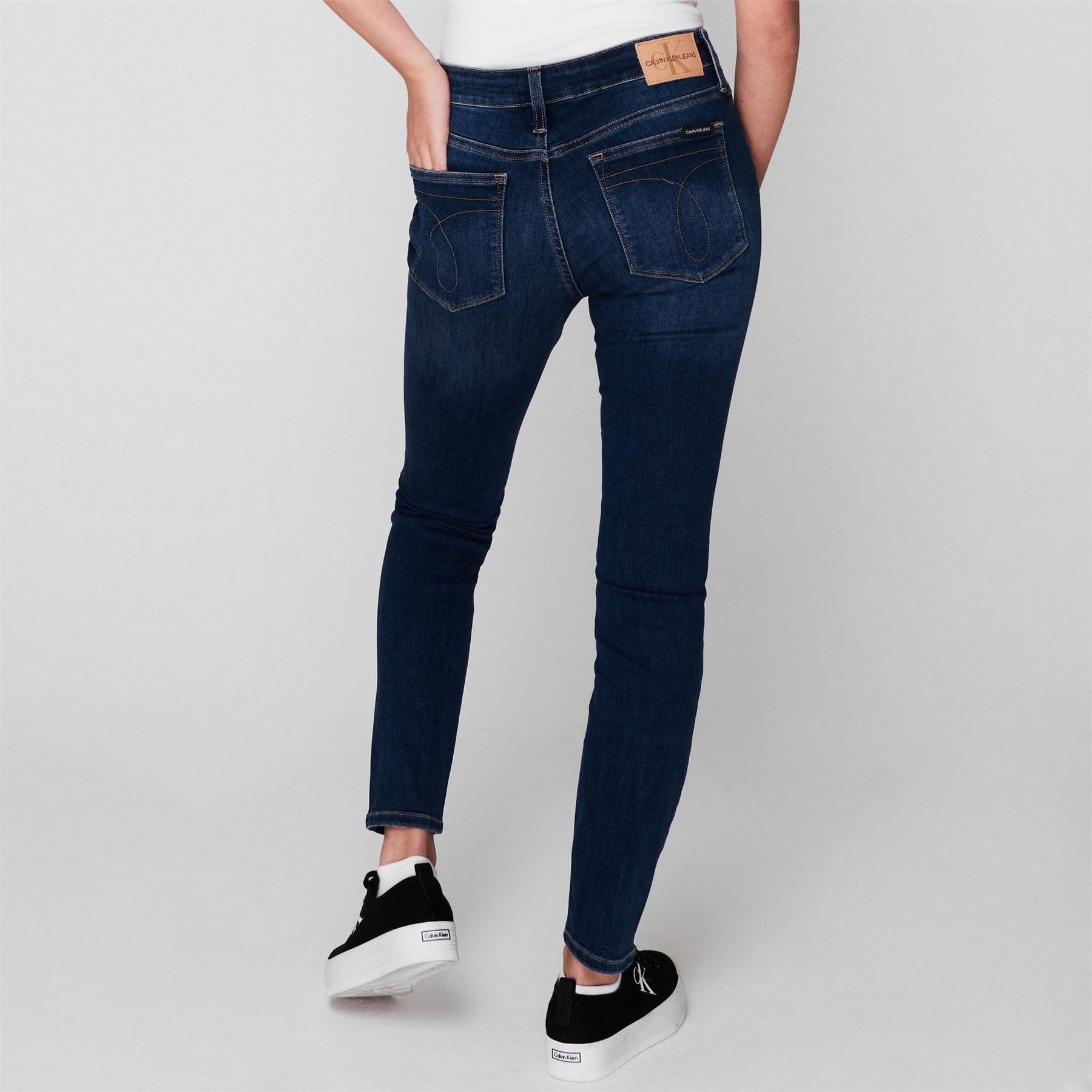 Calvin Klein Jeans Mid Rise Skinny Jeans