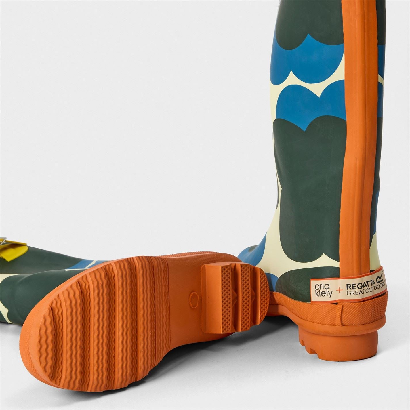 Regatta Graphic Print Block Heel Wellington Boots