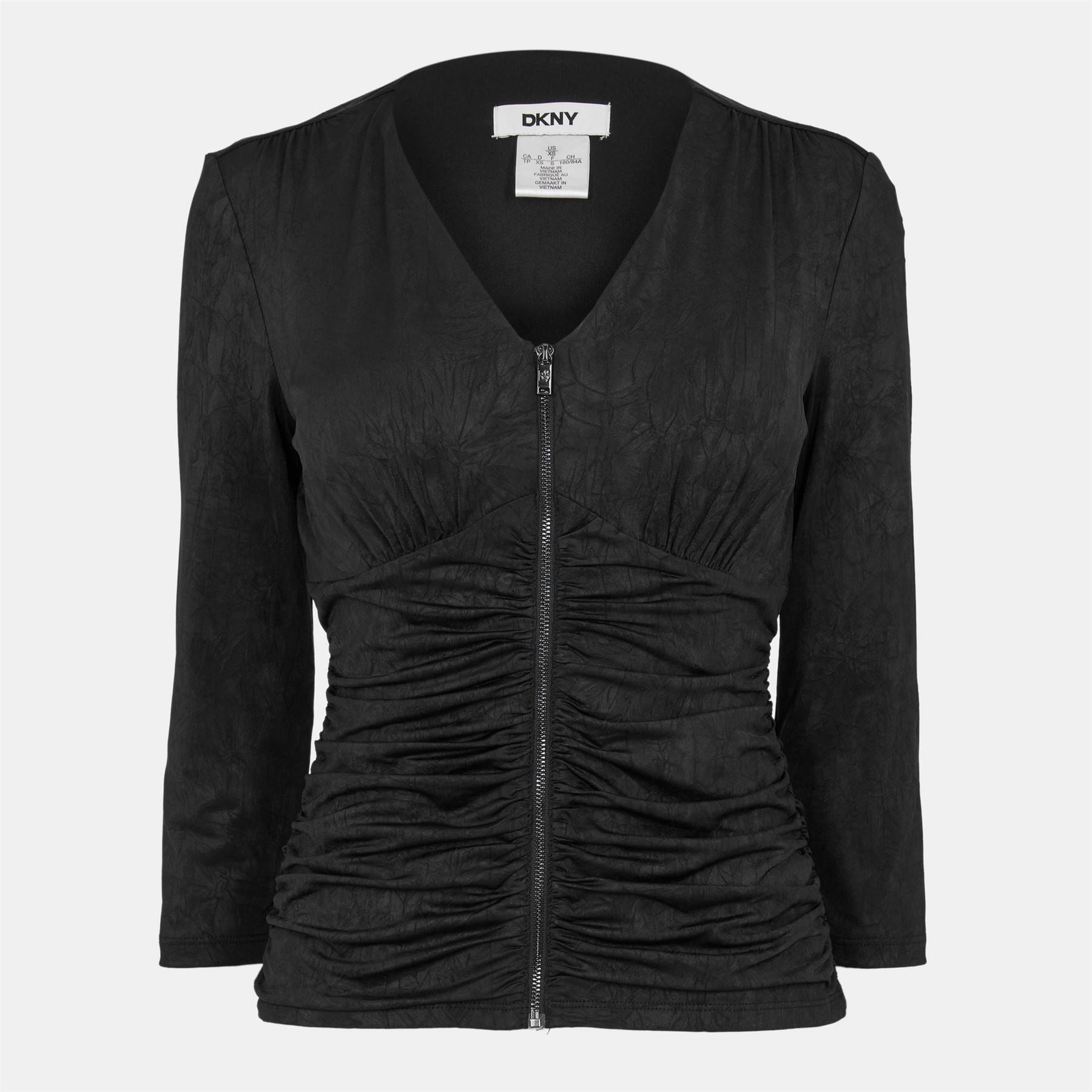 DKNY Long Sleeve Zip T-Shirt