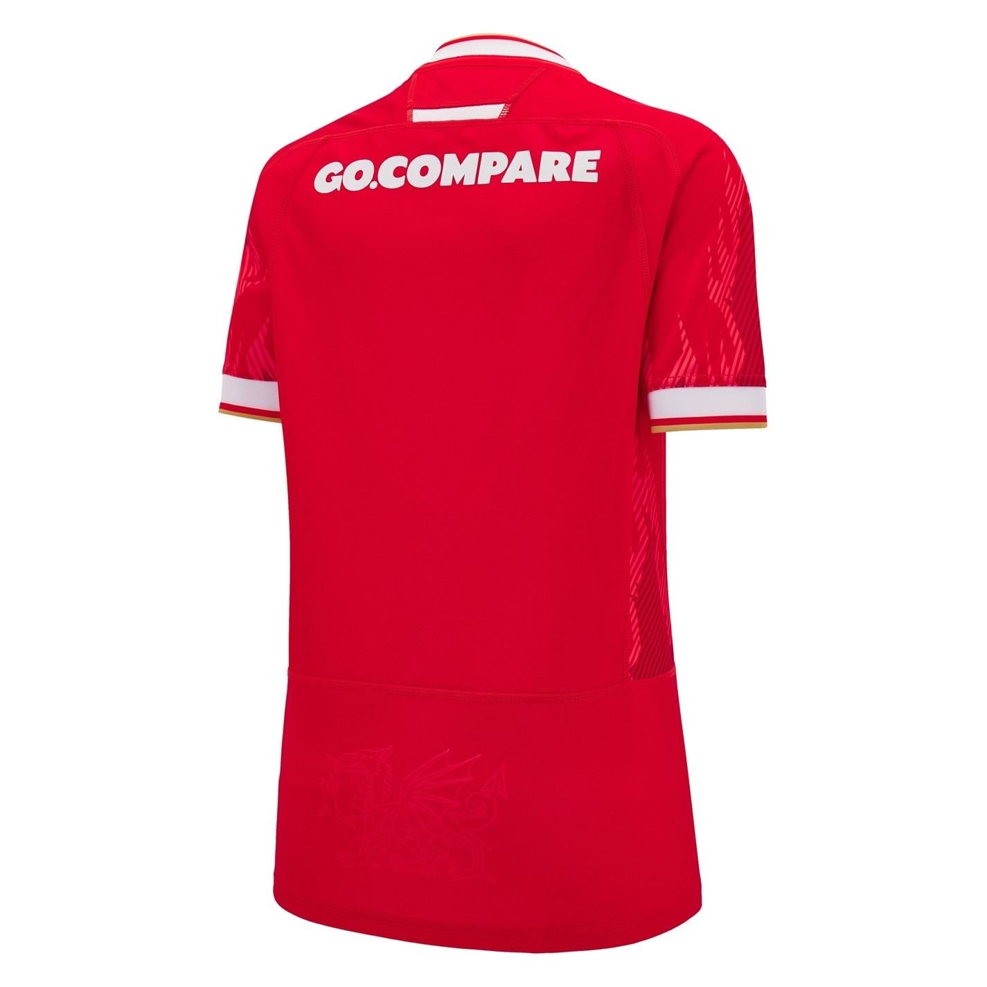 Macron Womens Welsh Rugby Union Home Shirt 2024 2025