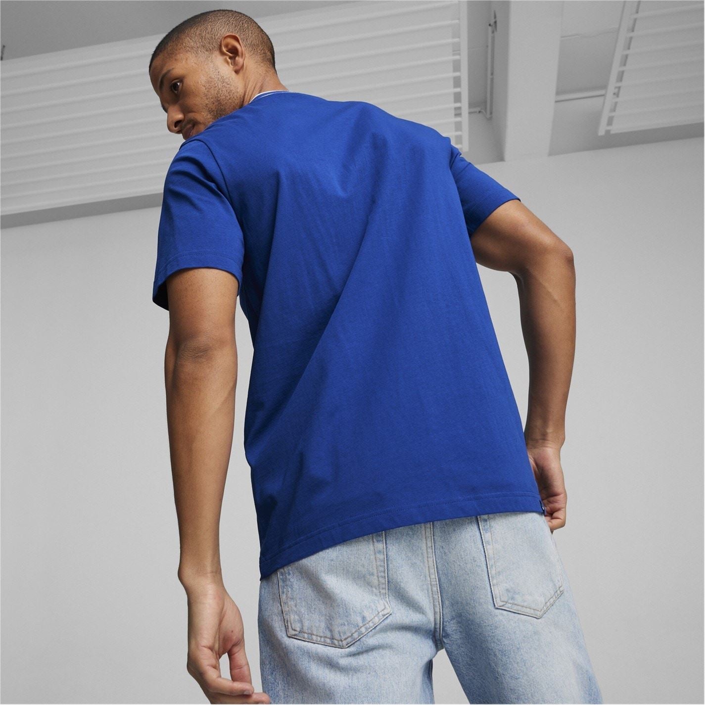 Puma Crew Neck Text Graphic Regular Fit T-Shirt