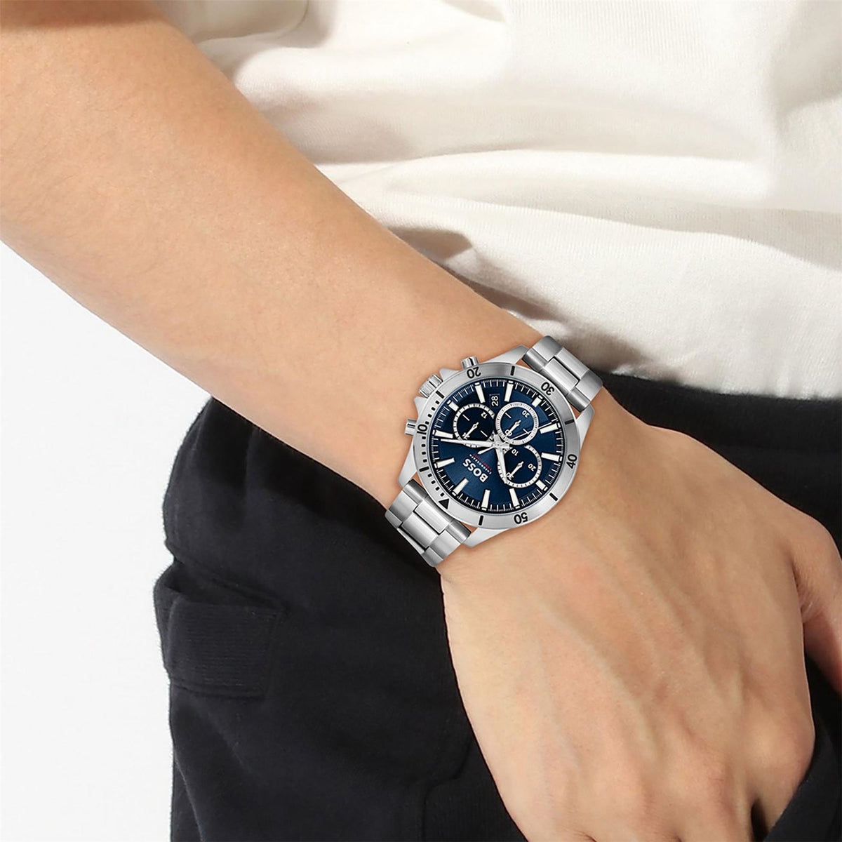 Boss Troper Chronograph 44mm Water Resistant Analogue Quartz Watch