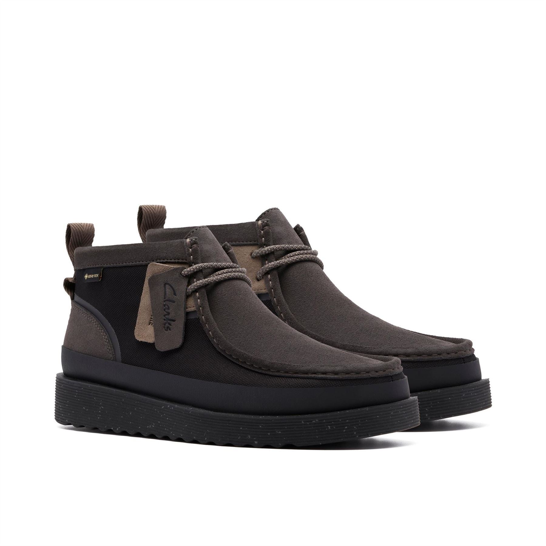 Clarks Wallabee Chukka Boots with Lace-Up Closure