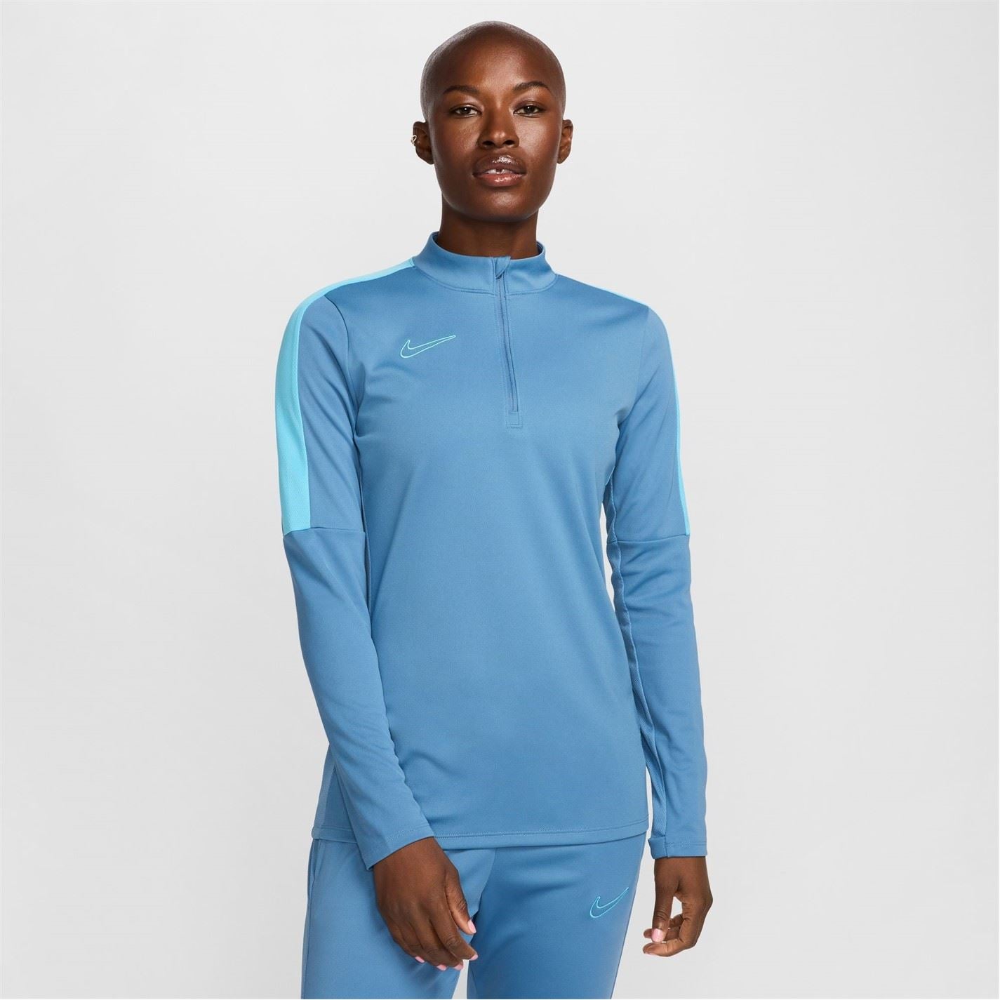 Nike Slim Fit Mock Neck Drill Sweatshirt