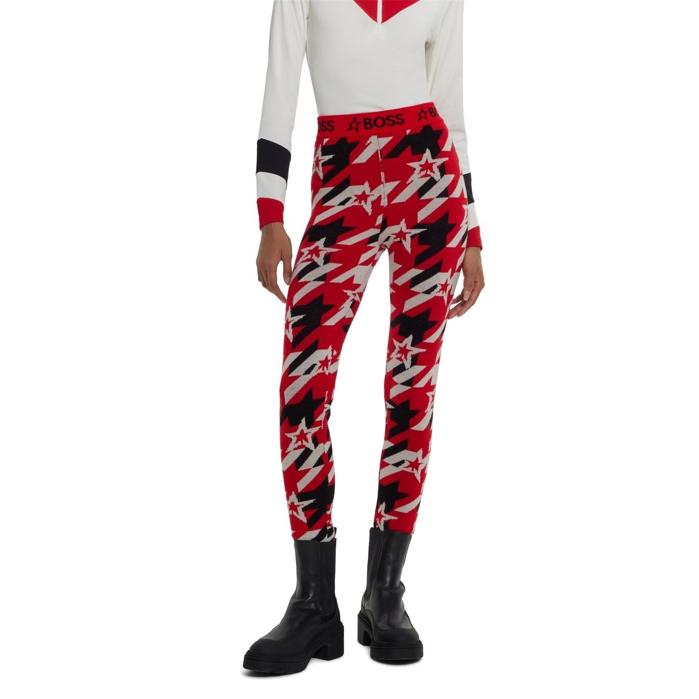 Boss Baselyr Solid Patterned Leggings
