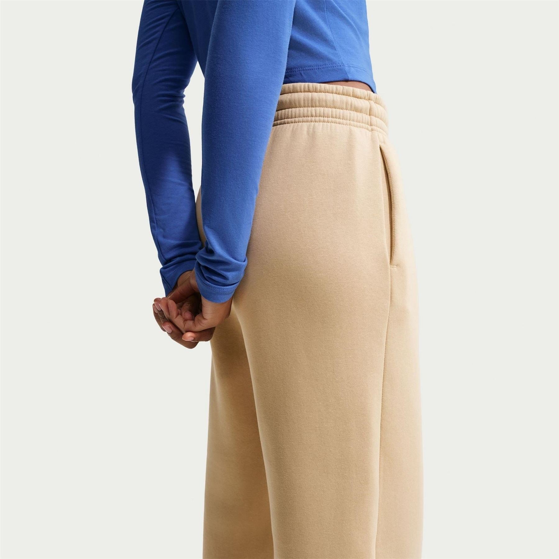 Nike Womens Sportswear Phoenix Fleece High Waisted Wide Leg Sweatpants