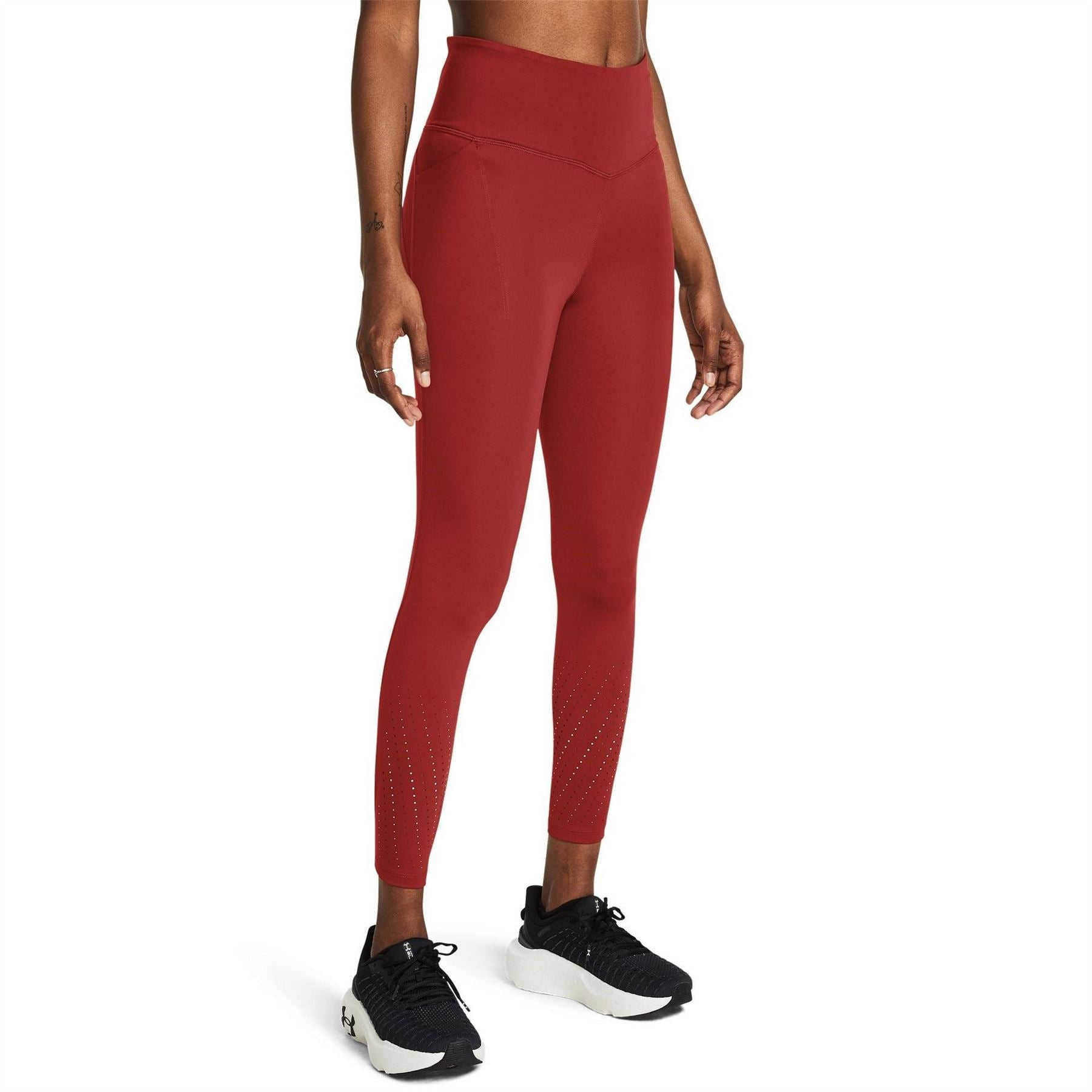 Under Armour Launch Solid Patterned Running Leggings