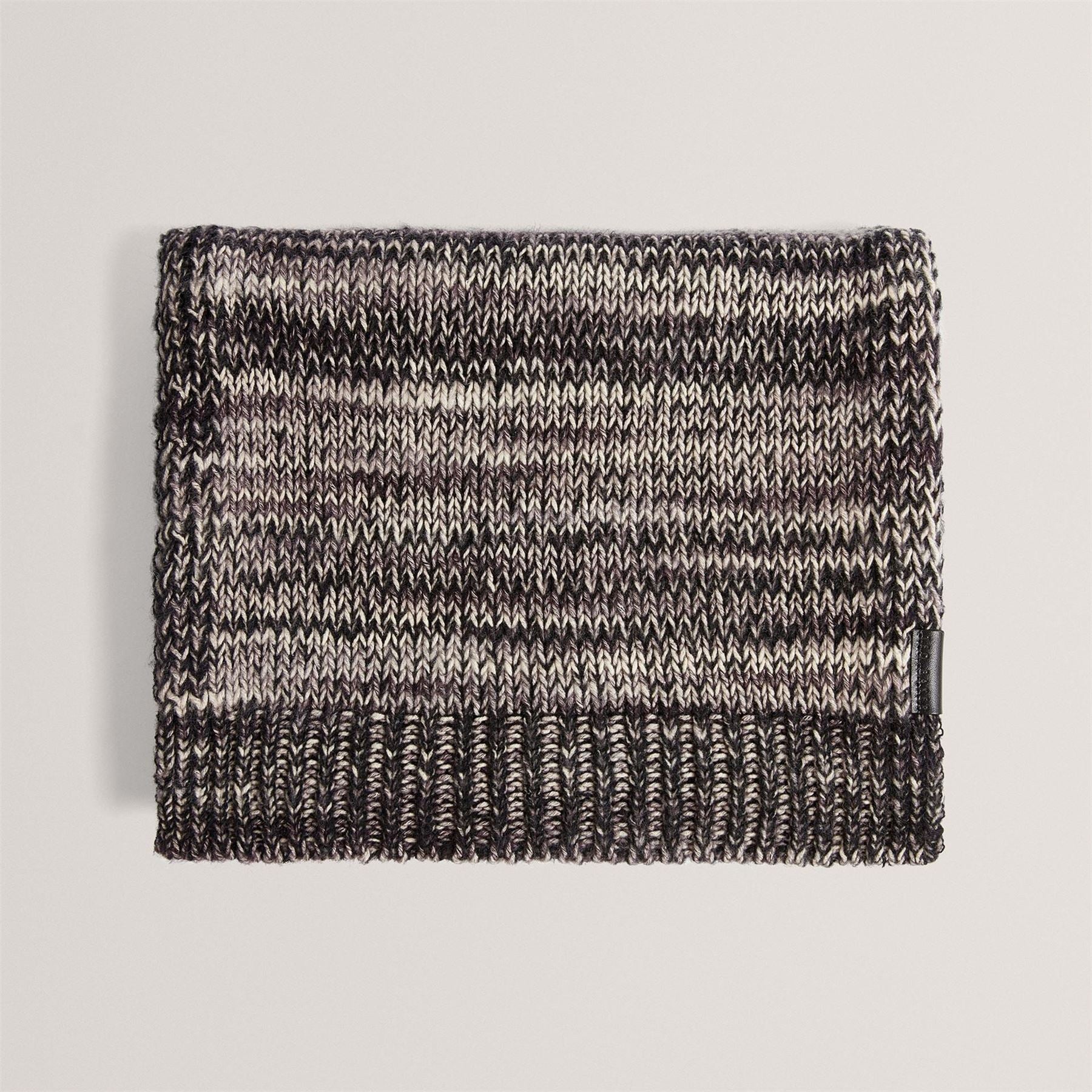 Ted Baker Marled Patterned Knit Scarf