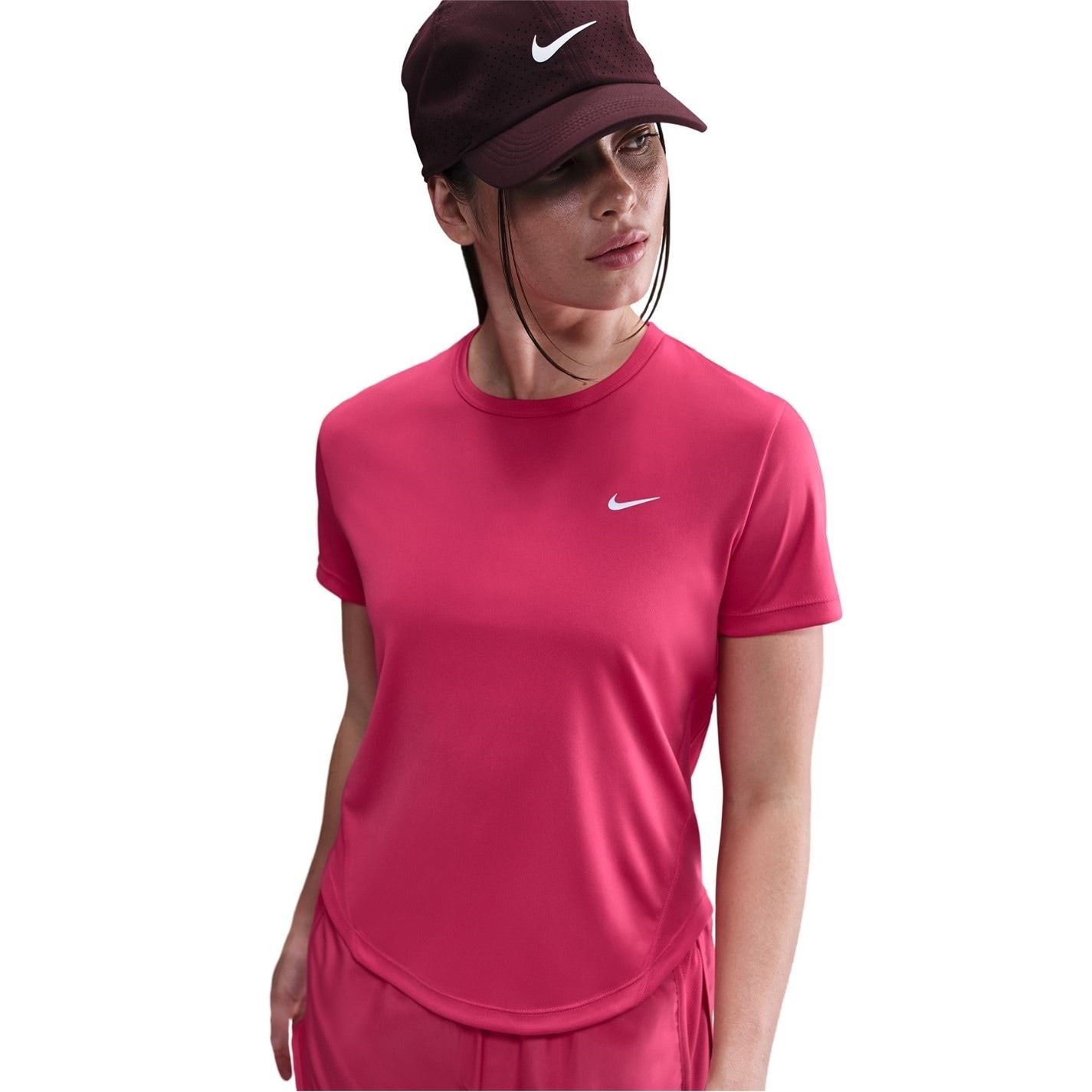 Nike Womens Tempo Dri Fit Short Sleeve Running Top