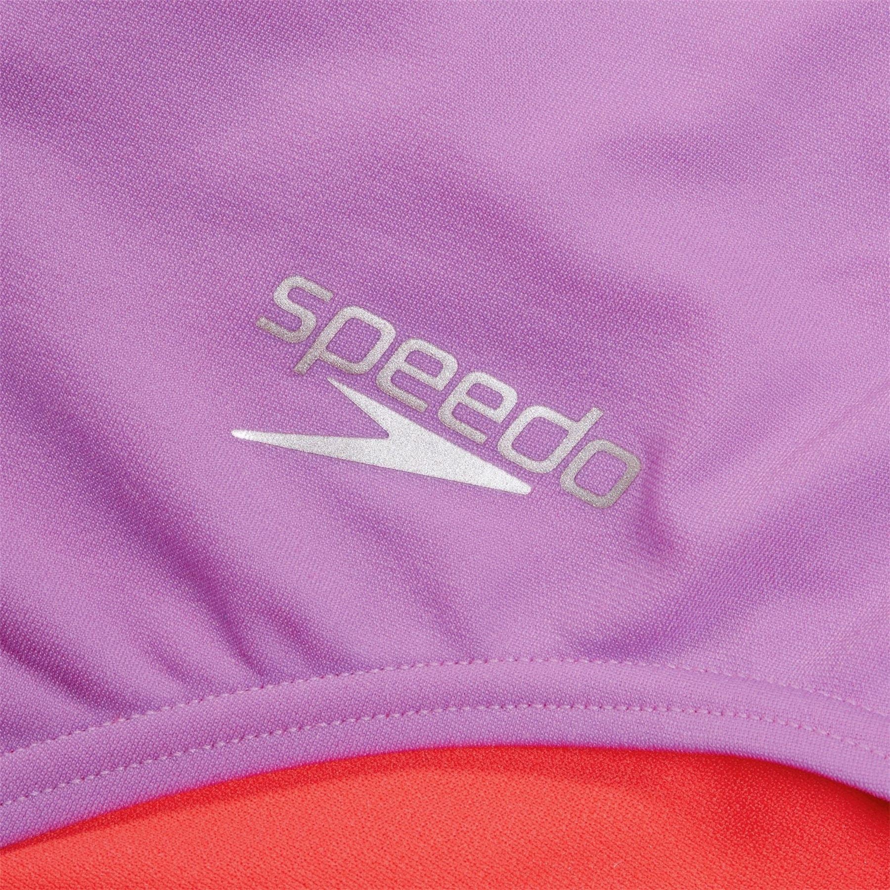 Speedo  Solid Patterned Snug Fit One Piece Swimsuit