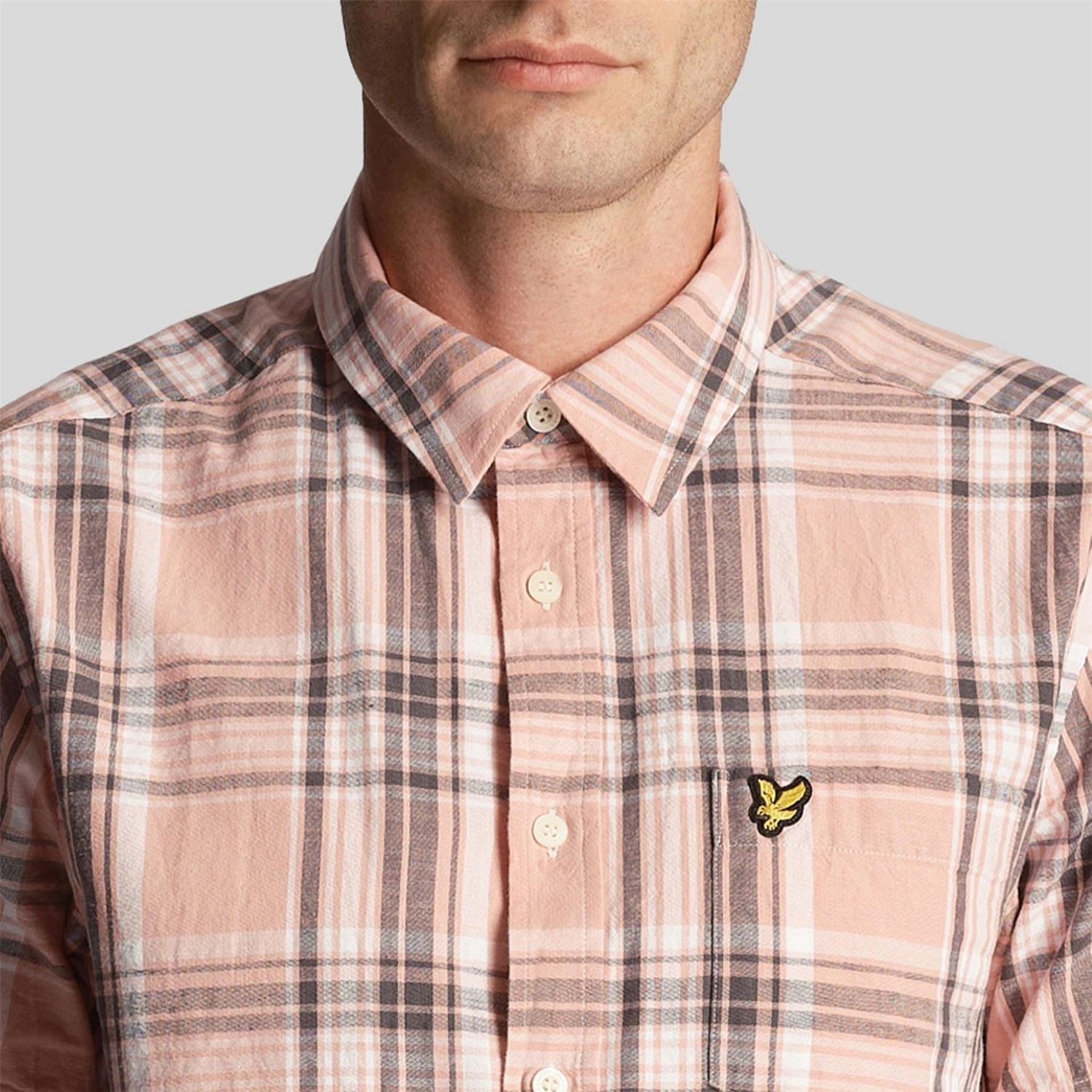 Lyle and Scott Check Short Sleeve Shirt