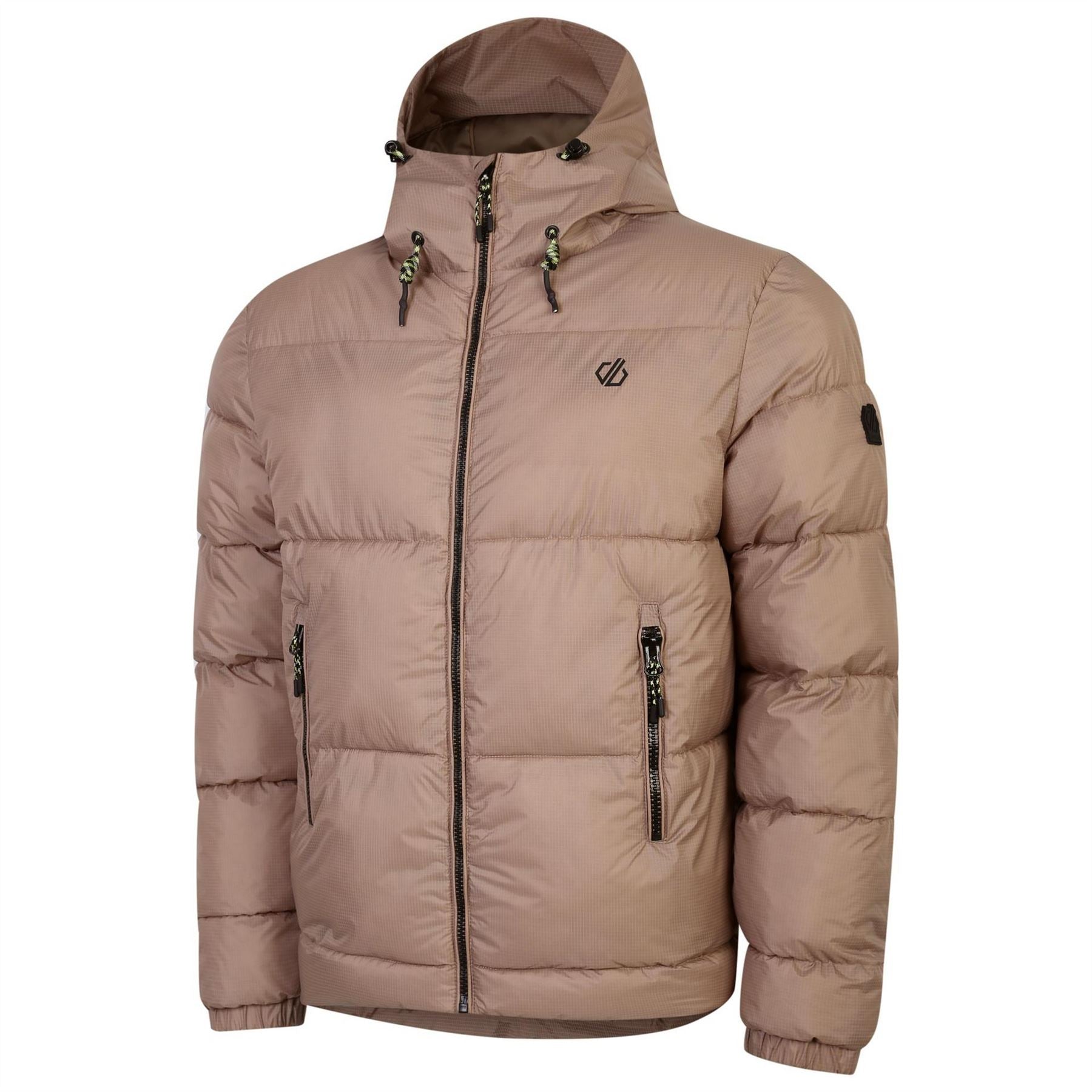 Dare 2b Endless Solid Patterned Hooded Puffer Jacket