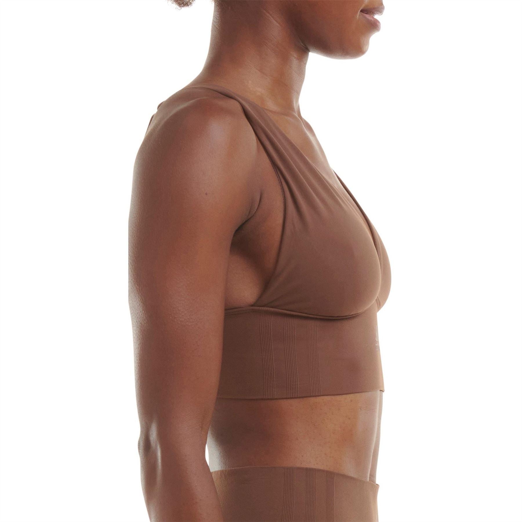 adidas Sport Active Seamless Micro Stretch Long Line Plunge Bra