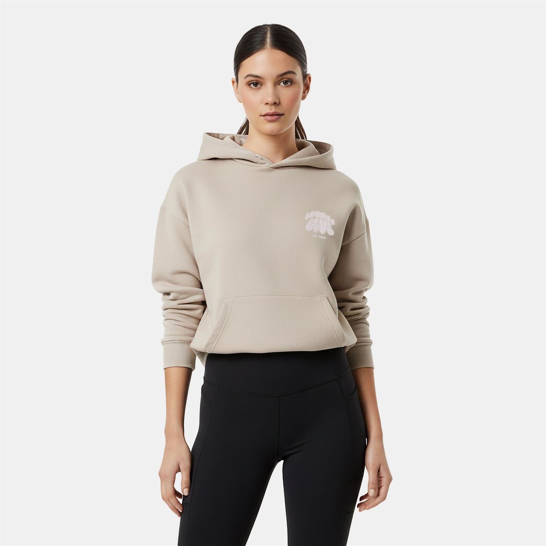 USA Pro Bubble Hooded Neck Long Sleeve Sweatshirt