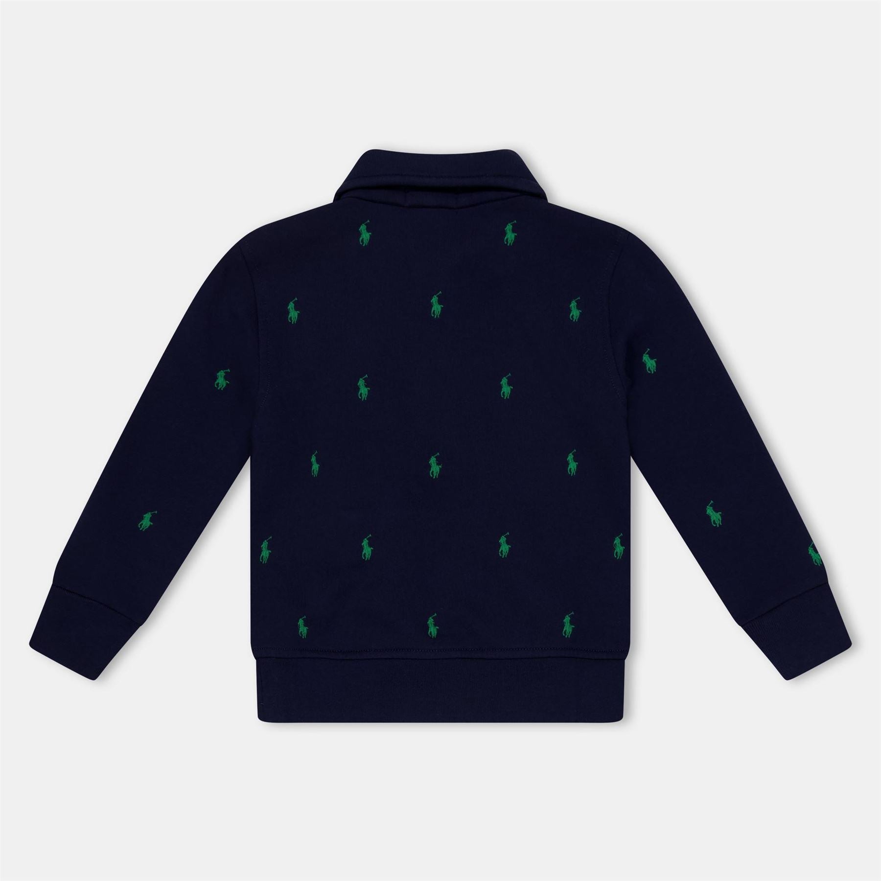 Polo Ralph Lauren Zip Neck Collared Long Sleeve Sweatshirt
