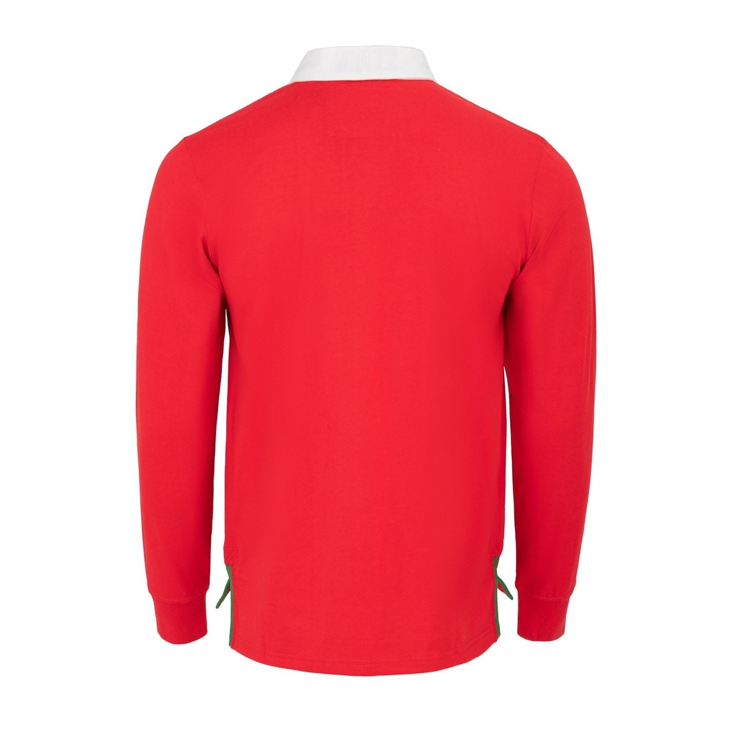 KooGa Mens Vintage Long Sleeve Rugby Shirt