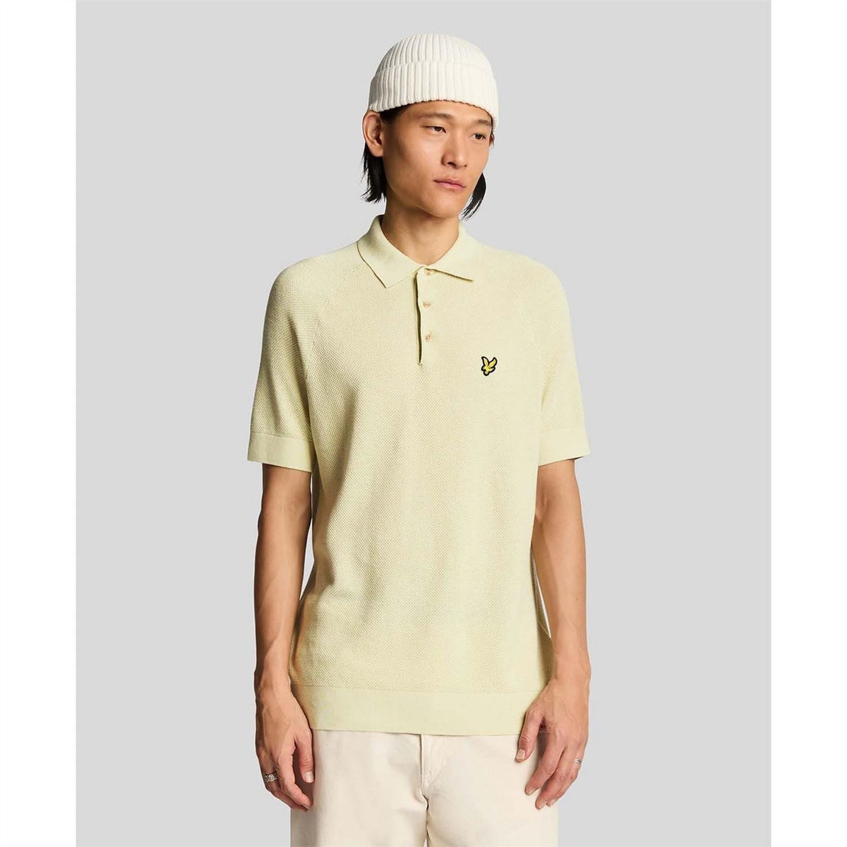 Lyle and Scott Blend Knitted Polo Shirt