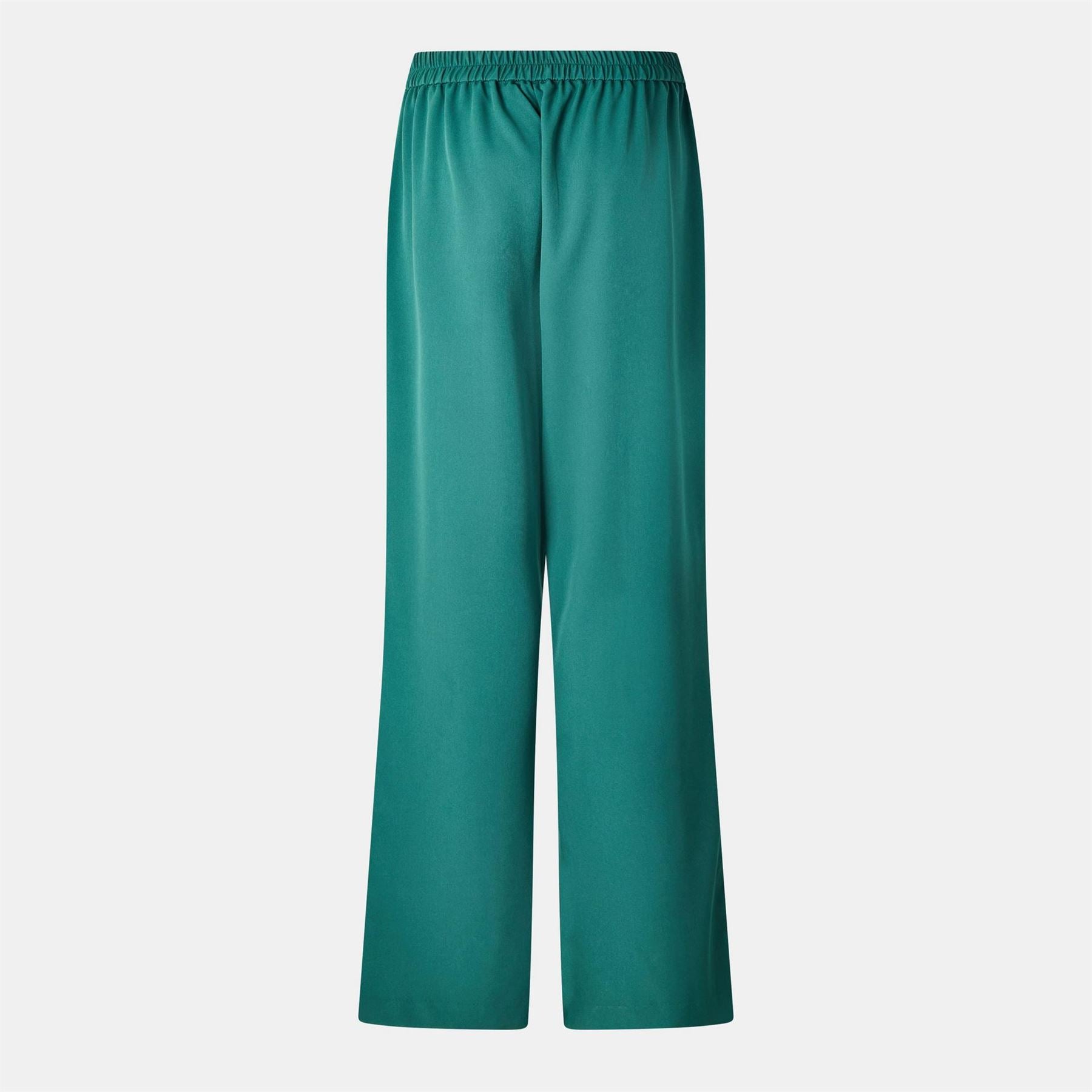 Pieces Solid Wide Leg Trousers