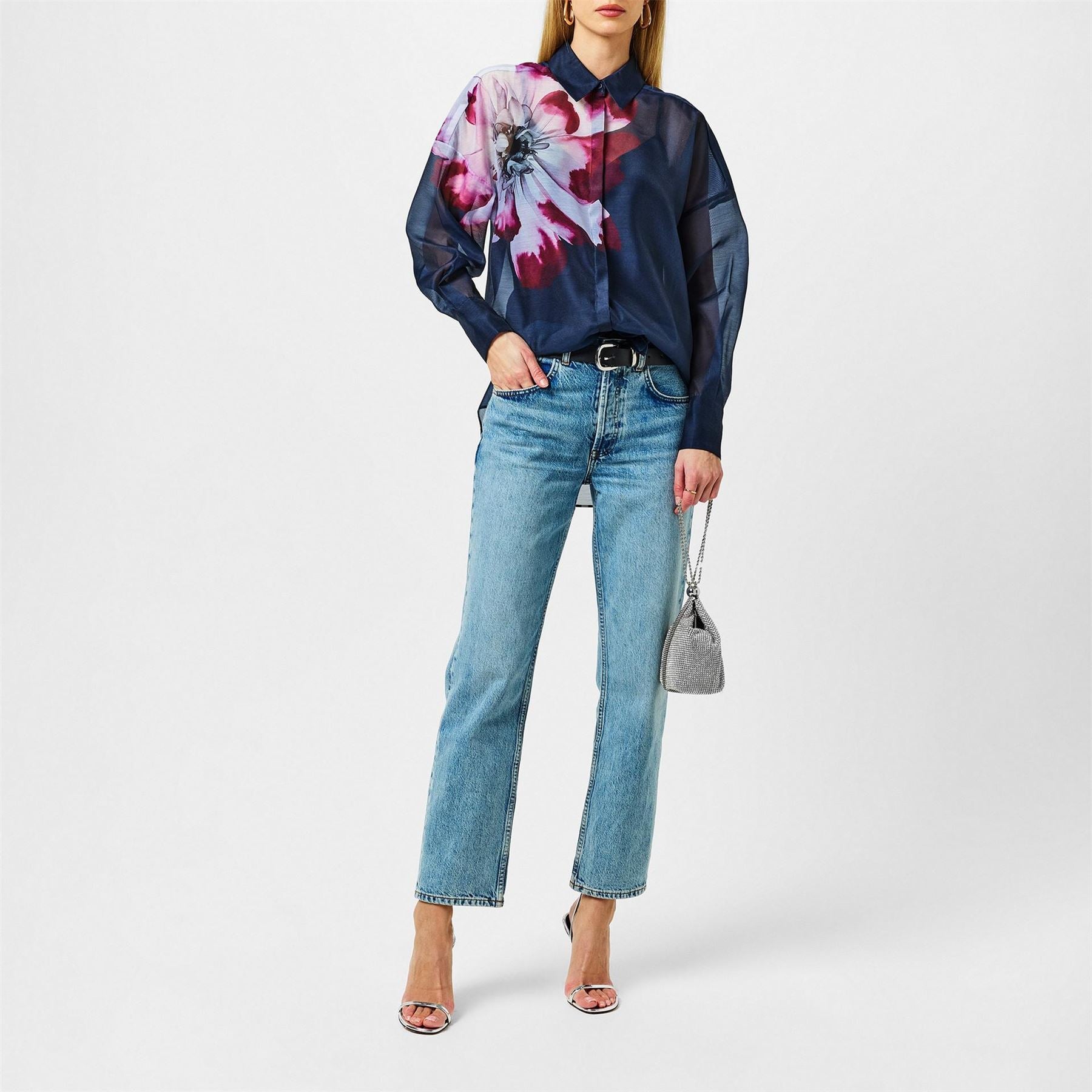 Ted Baker Orrin Floral Long Sleeve Patterned Shirt