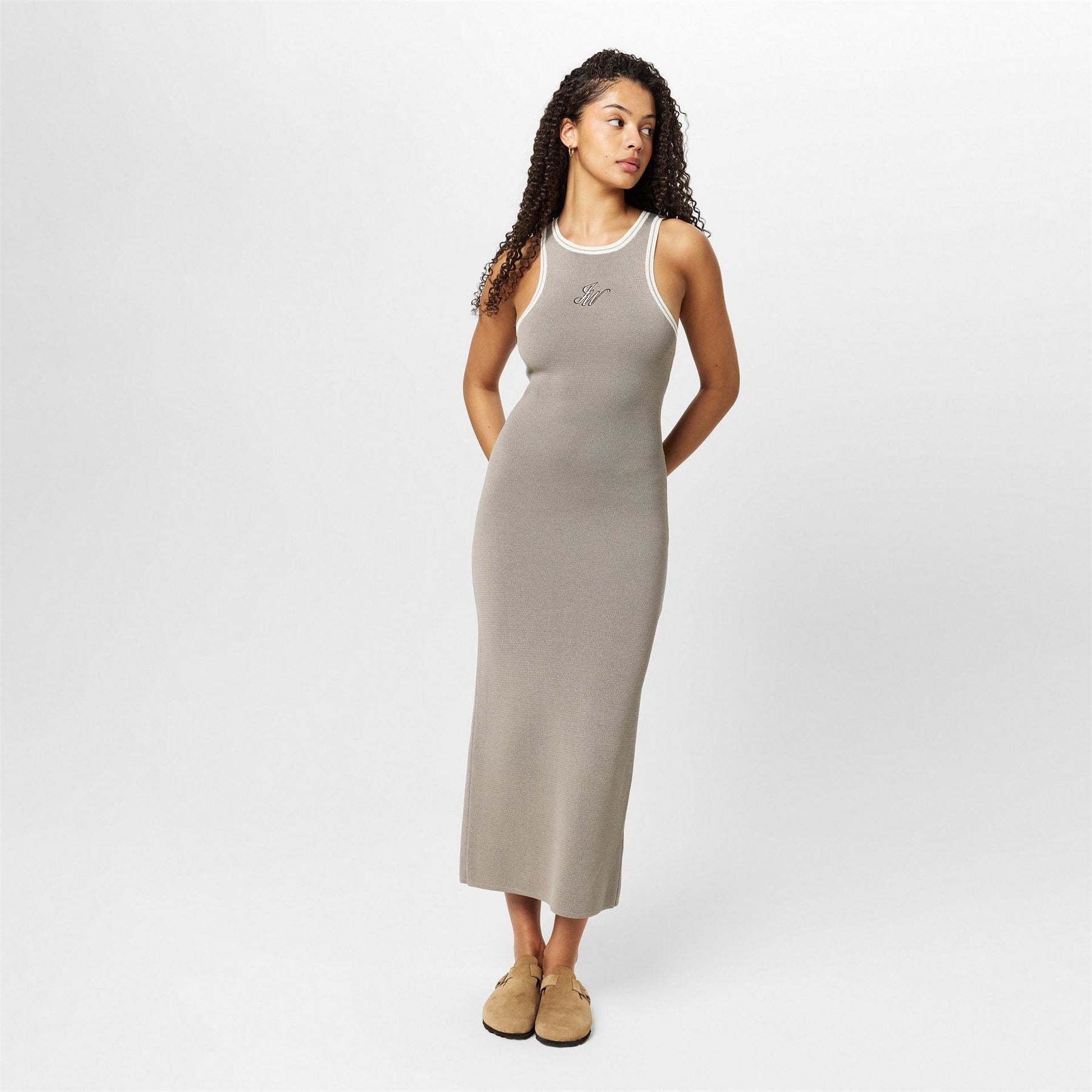 Jack Wills Racer Crew Neck Maxi Slip Dress