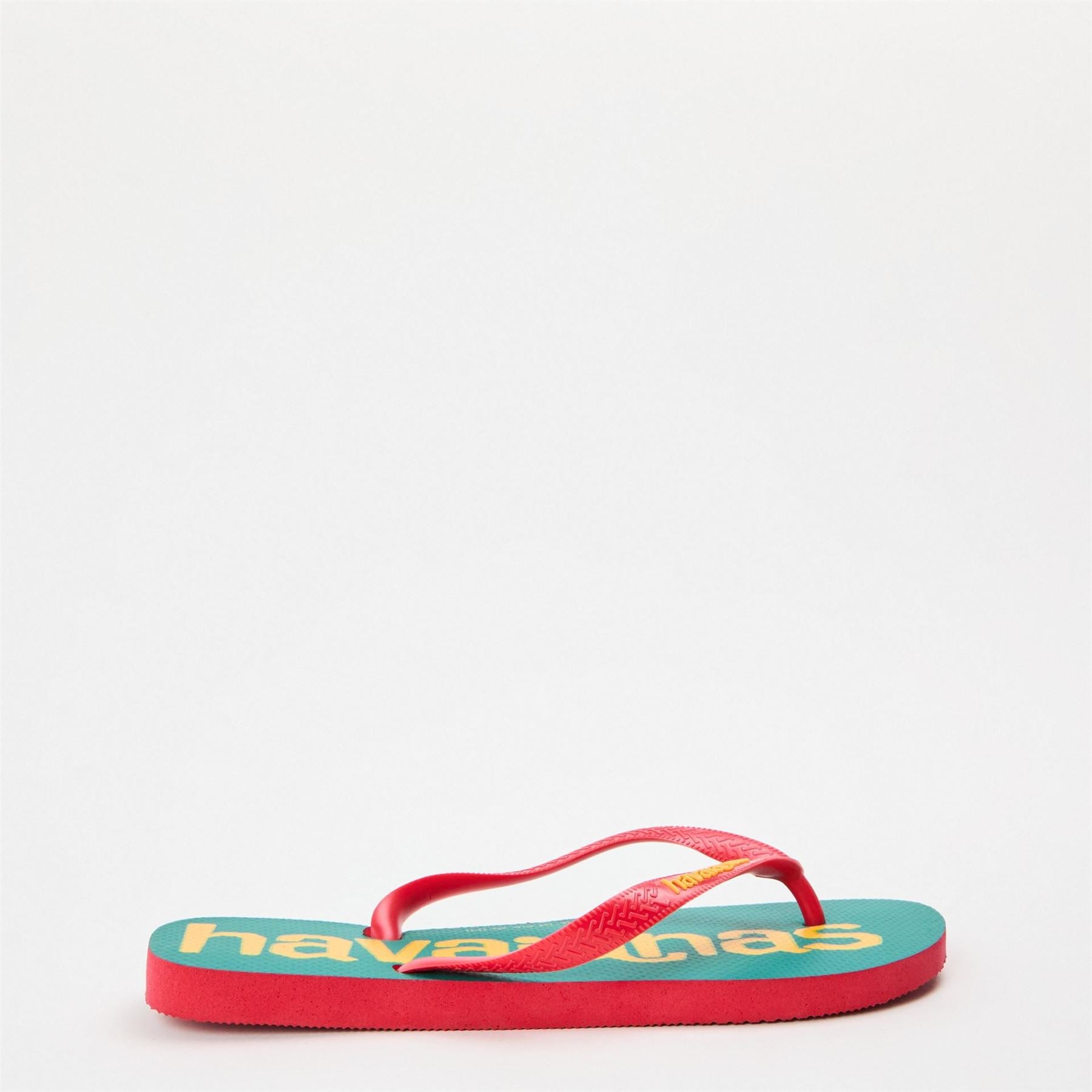 Havaianas Hav. Top Logomania 2 Ruby Red Ruby Flip Flops Unisex Adults