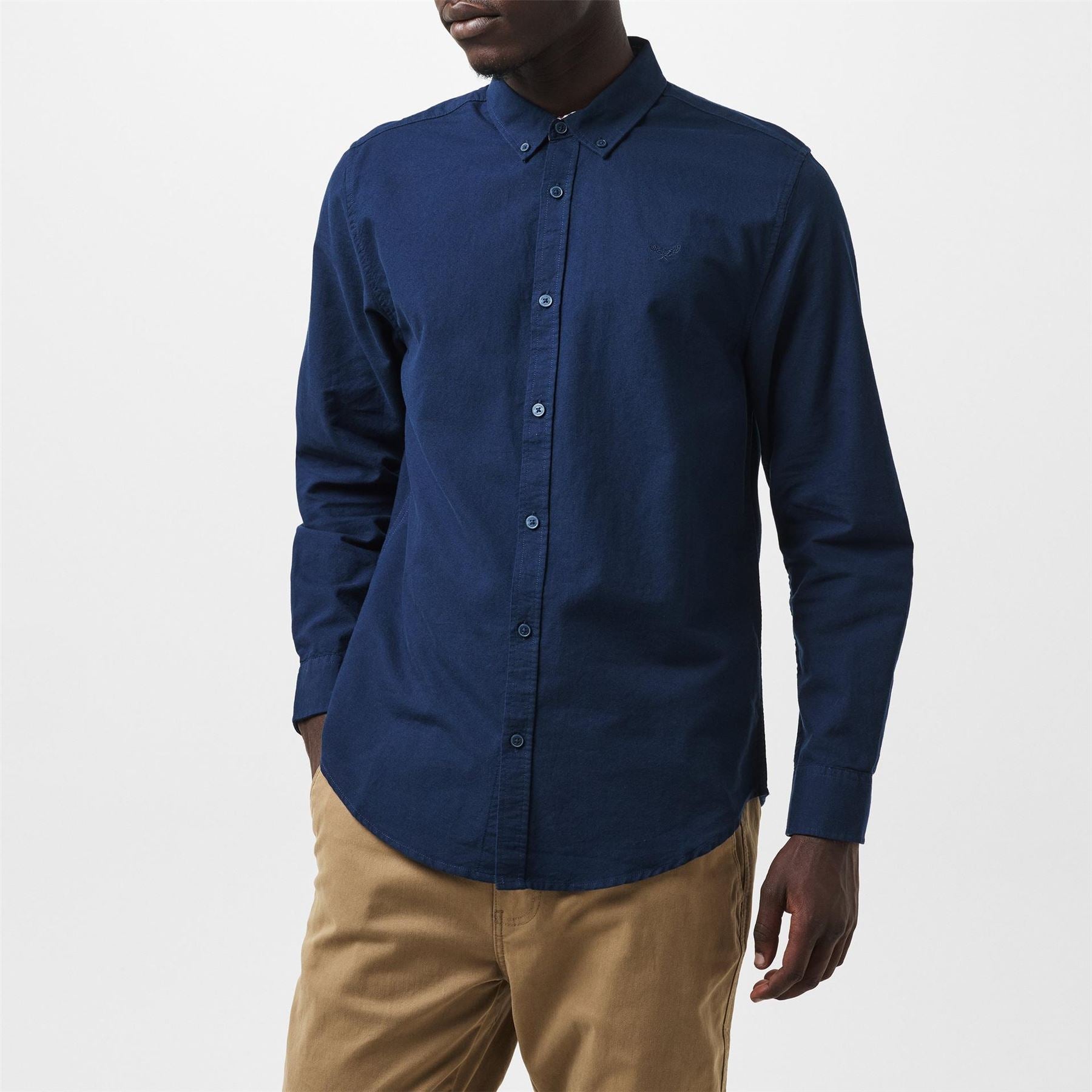 Threadbare Beaconsfield Long Sleeve Oxford Shirt