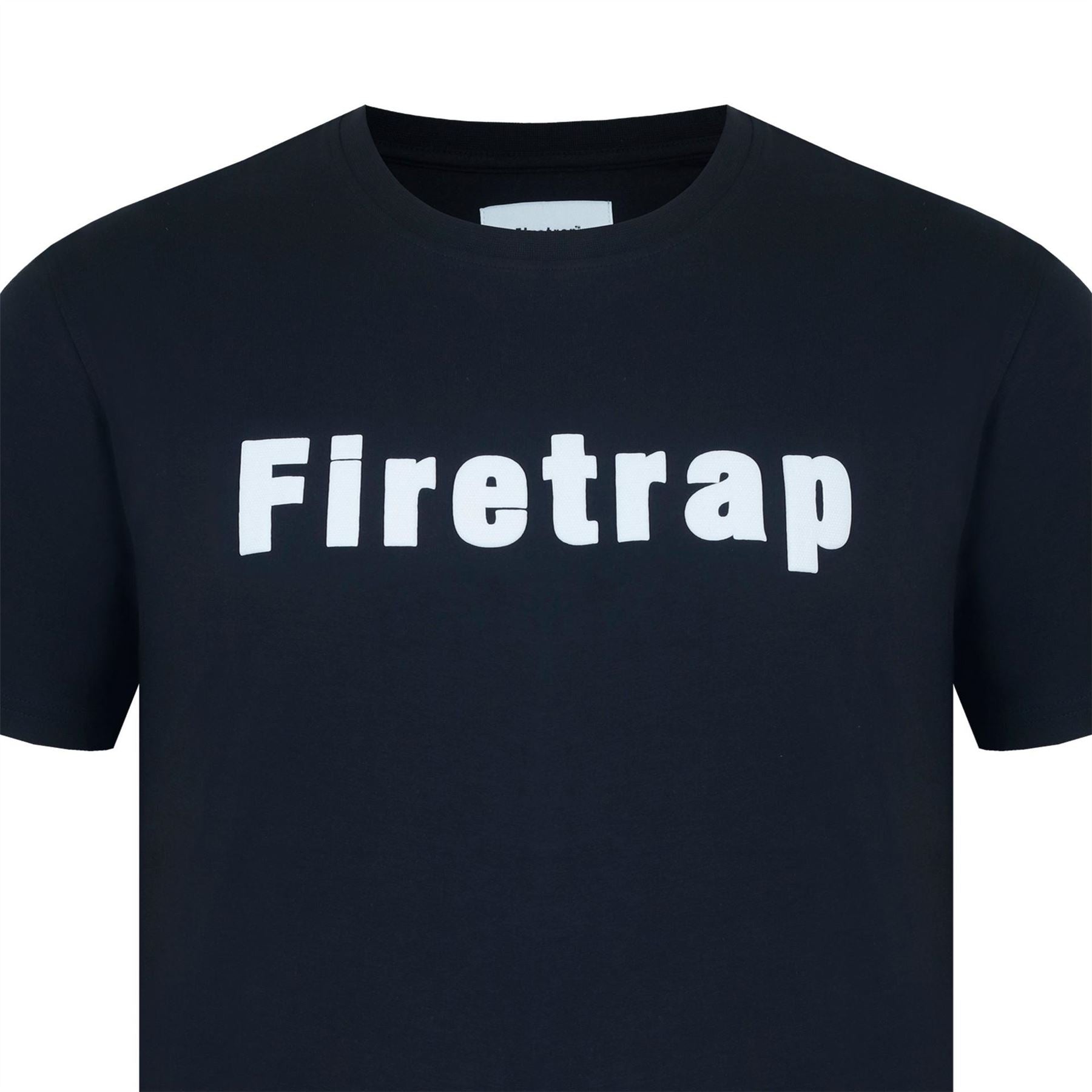 Firetrap Mens Large Logo T-Shirt