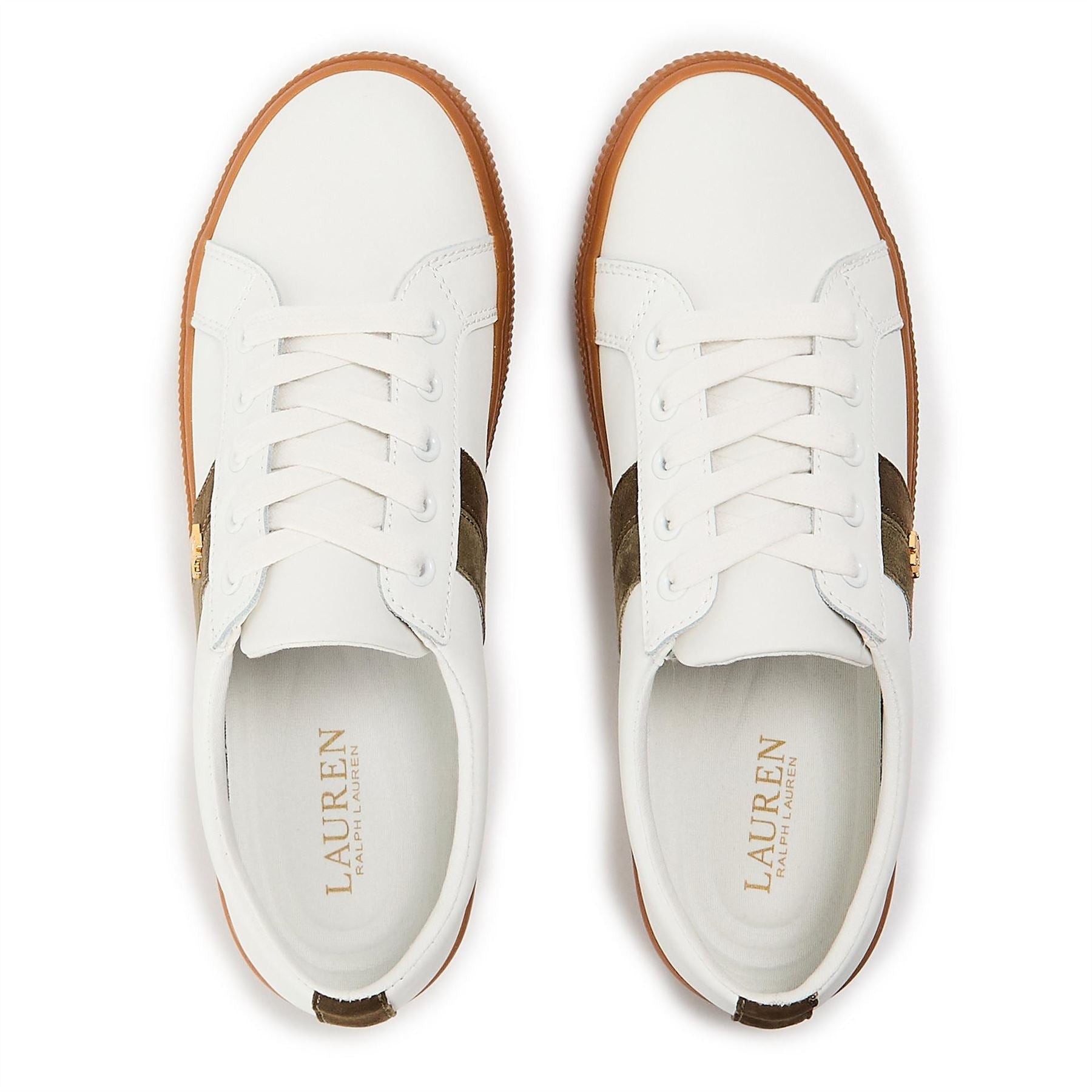 Lauren by Ralph Lauren Janson Leather Court Trainers