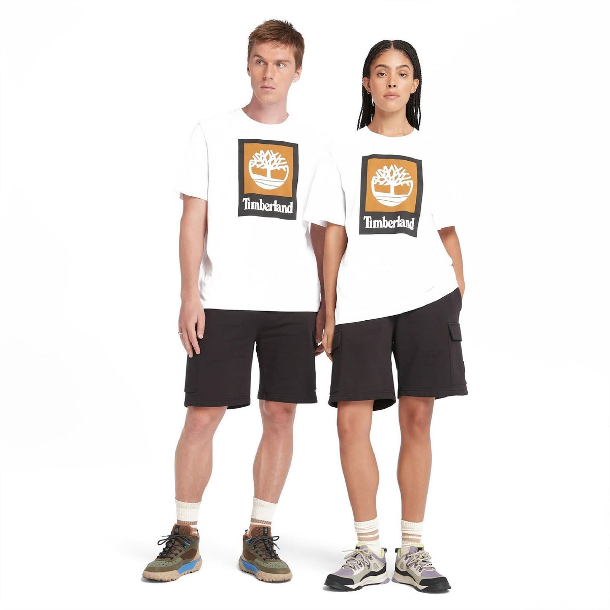 Timberland Stack Logo Cotton Short Sleeve T-Shirt