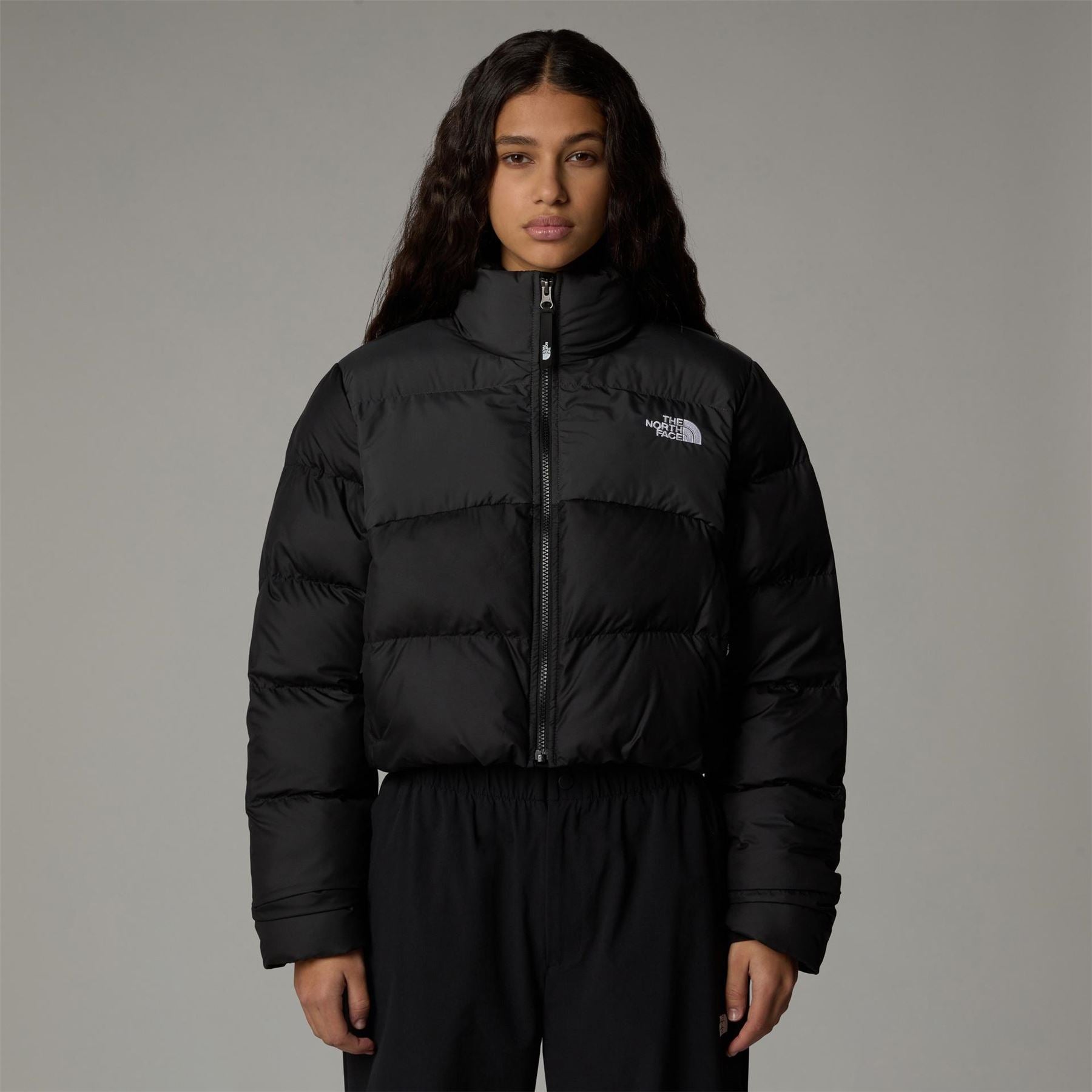 The North Face Cropped Saikuru Tnf Black Asphalt