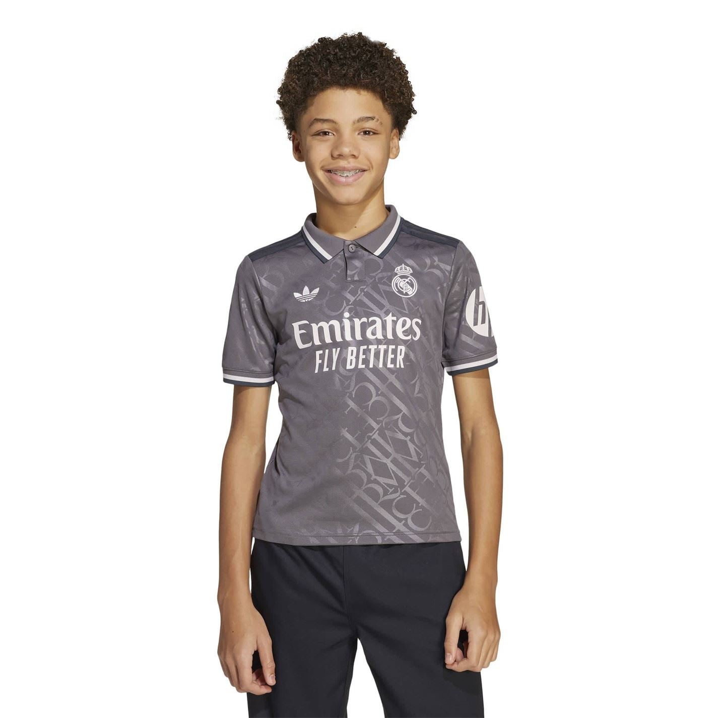 adidas Real Madrid Collared Short Sleeve Shirt