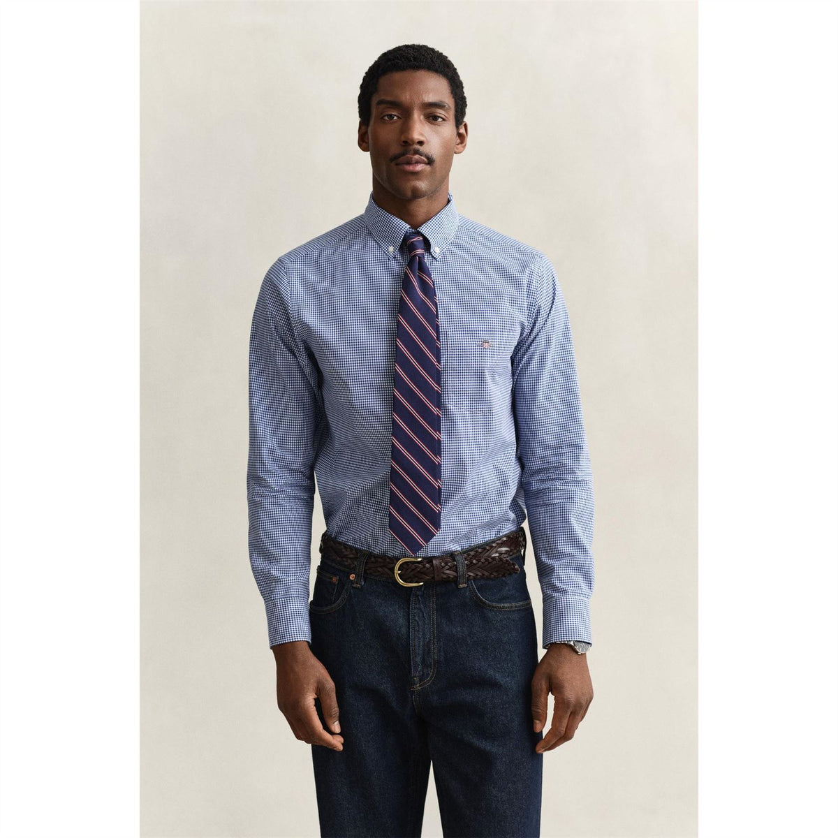 Gant Gingham Long Sleeve Button Down Collar Shirt