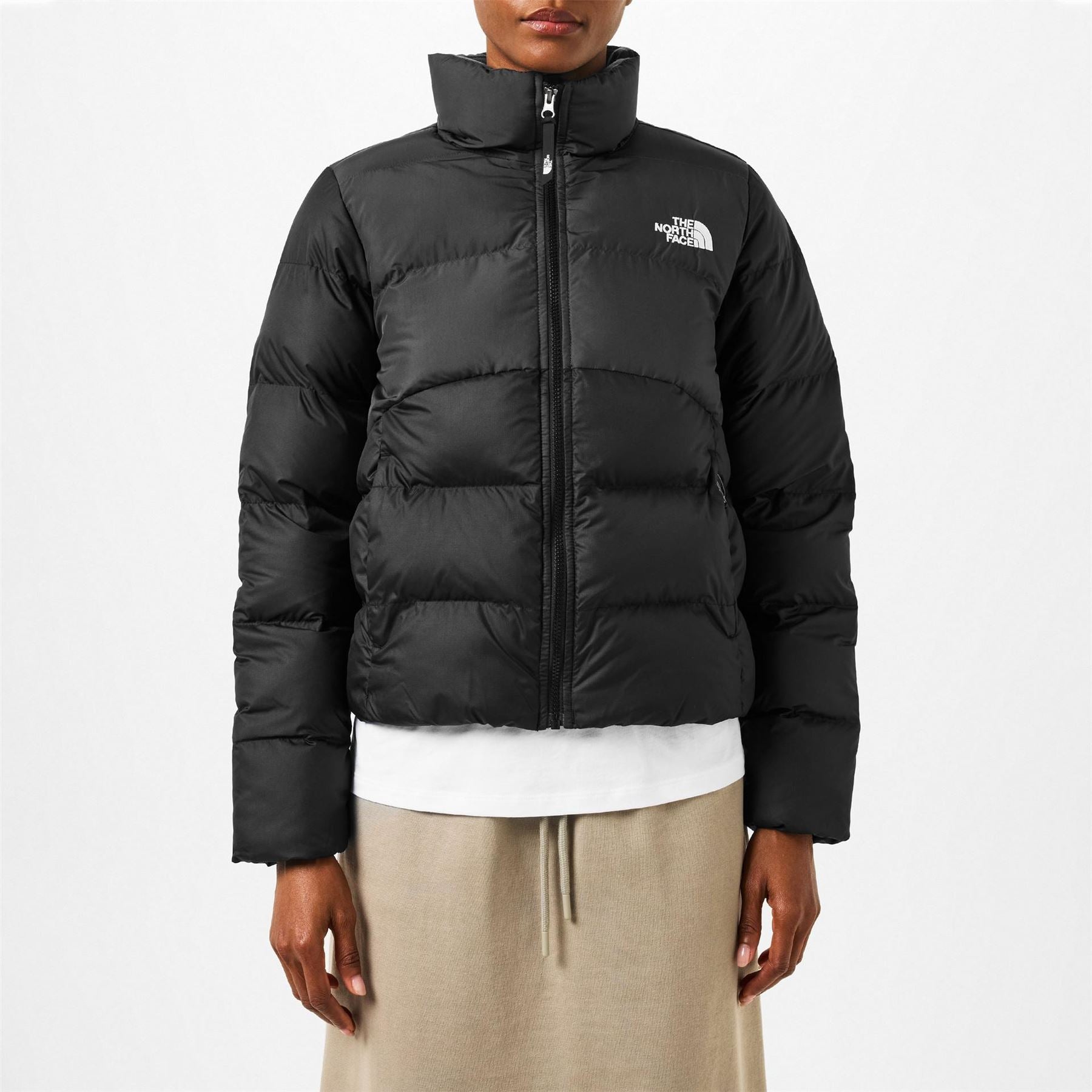 The North Face Saikuru Water and Wind Resistant Oversized Fit Short Puffer Jacket