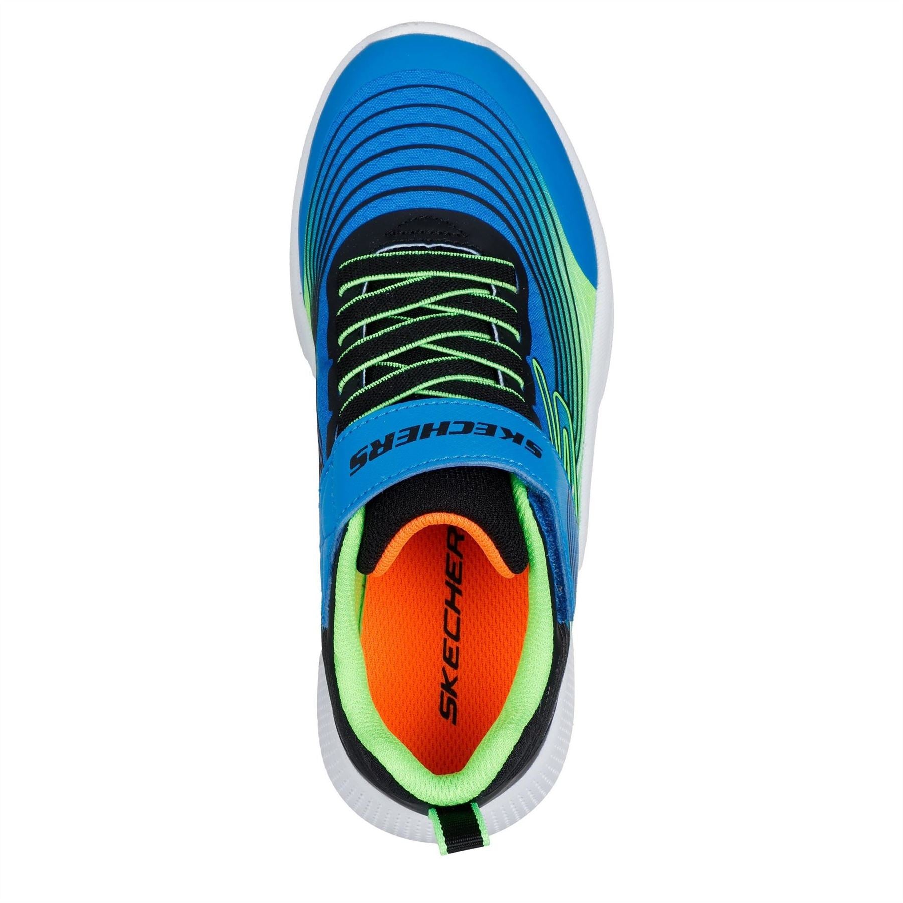 Skechers Lightweight Toddler Gore  And  Strap Sn Runners Boys