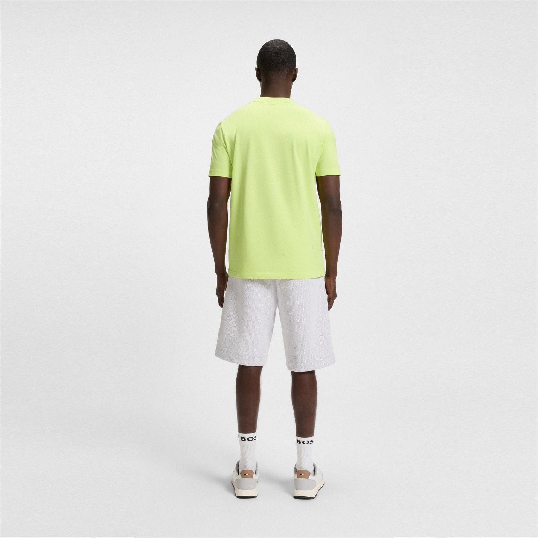 Boss BOSS GREEN T Shirt with Logo Design Stretch Cotton