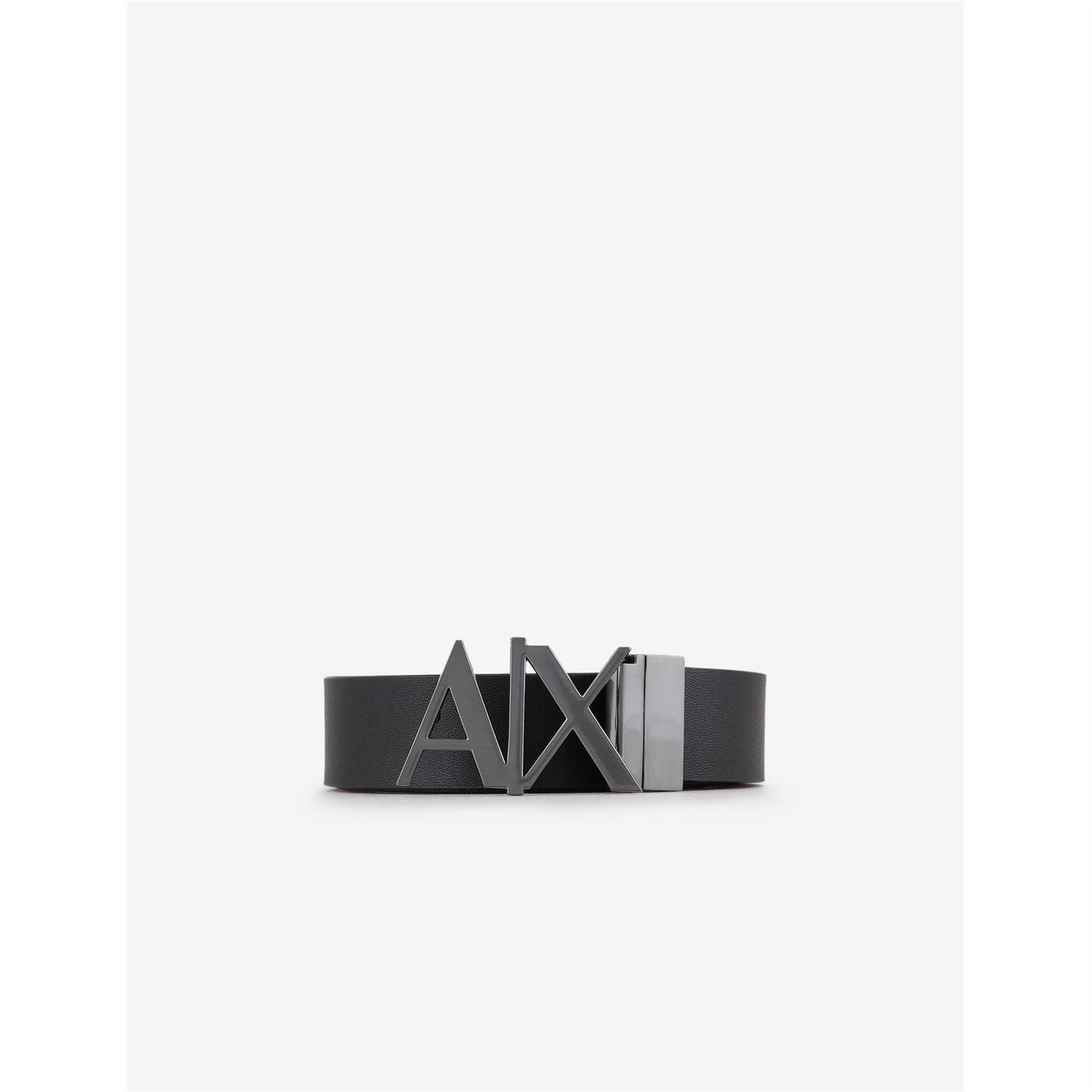 Armani Exchange Cut Out Large Logo Belt