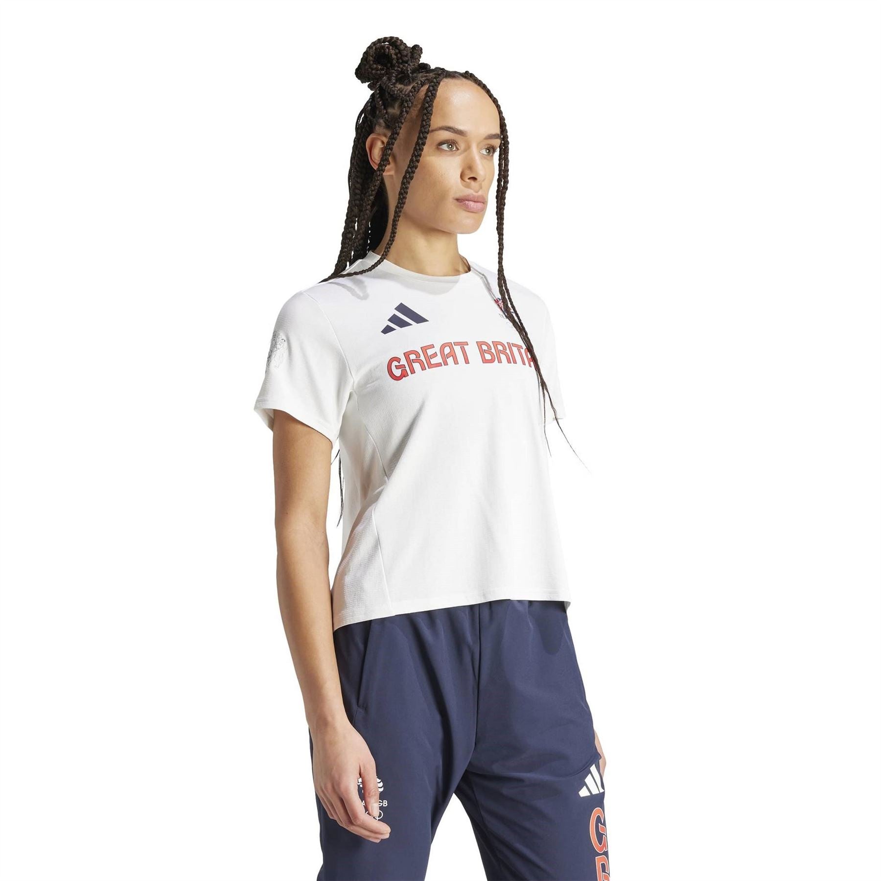 adidas Team Gb Short Sleeve Performance Gym Top