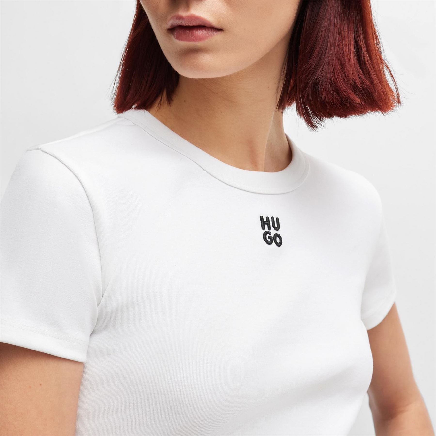 Hugo Delanor Cropped T-Shirt
