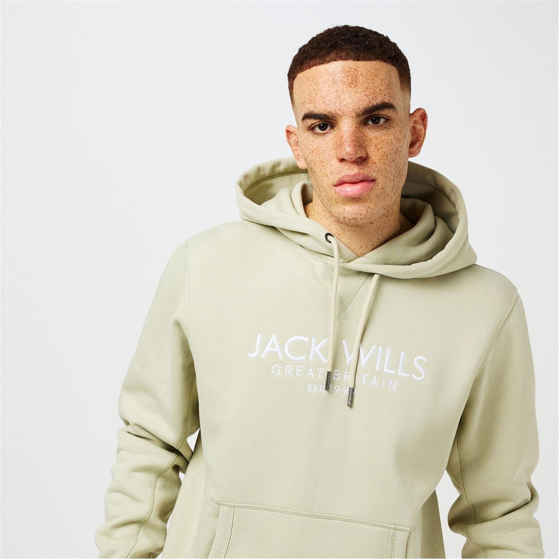 Jack Wills Batsford Graphic Logo Hoodie