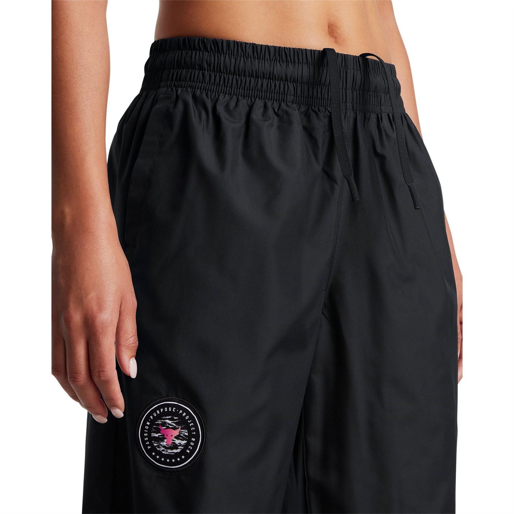 Under Armour Project Rock Solid Patterned Track Pants