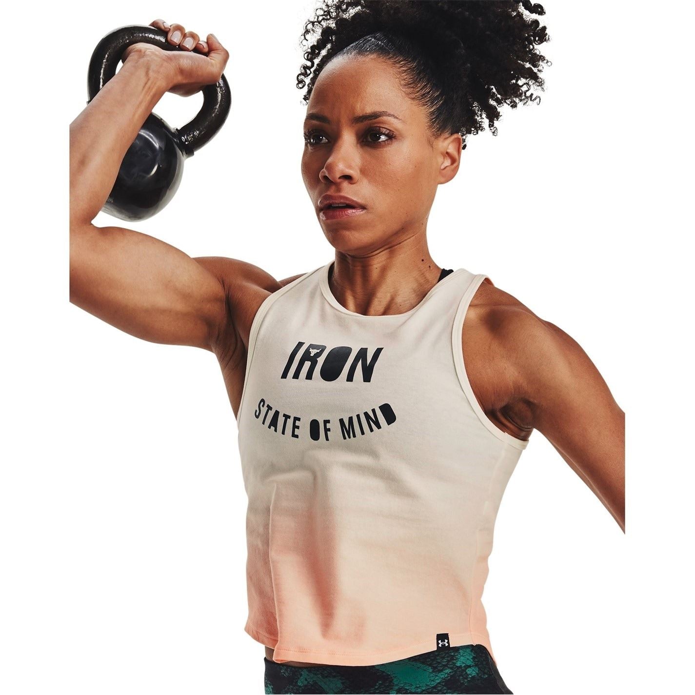Under Armour Womens Armour Pjt Rck State Of Mind Tnk Gym Vest