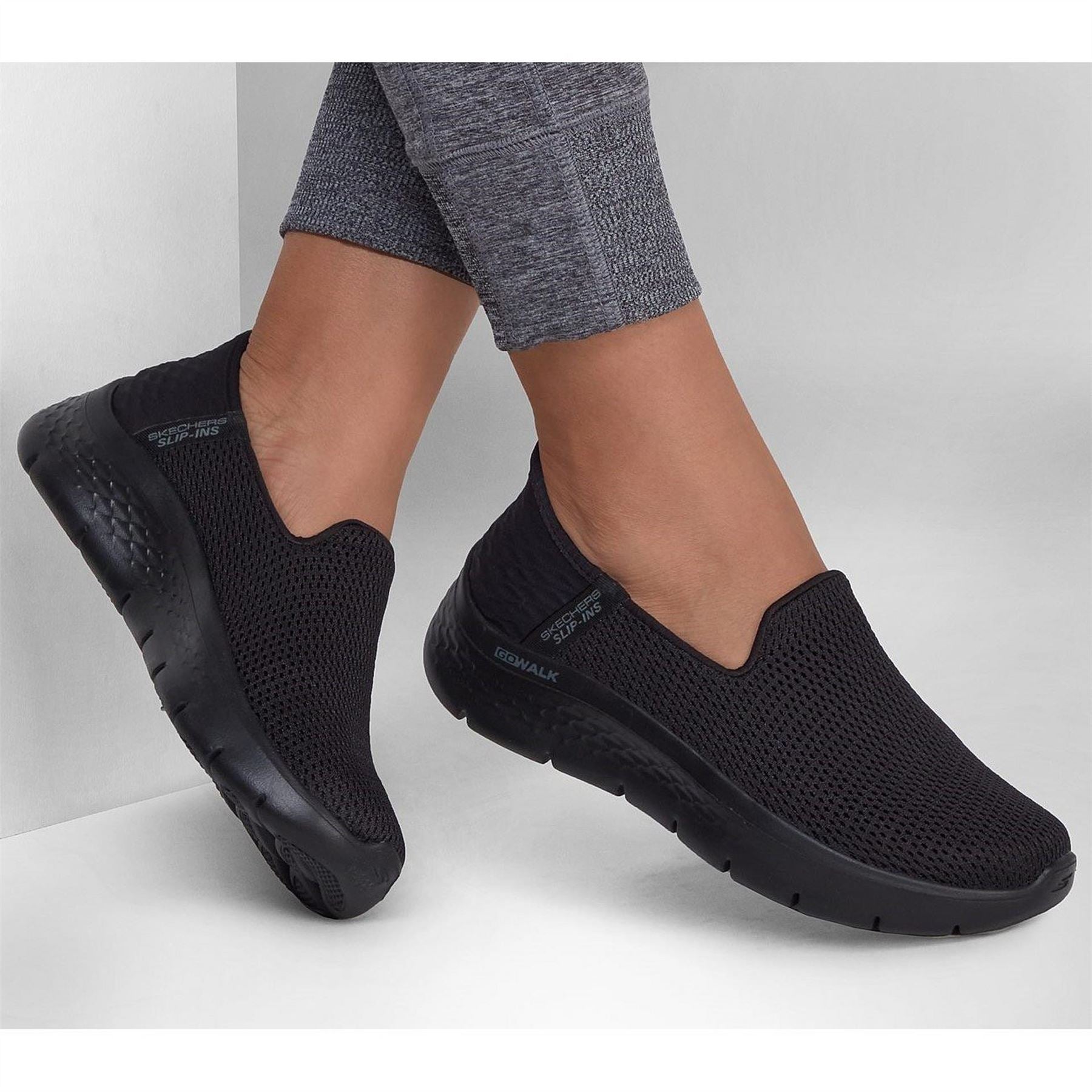 Skechers Womens Mesh Slip Ins Slip On Trainers