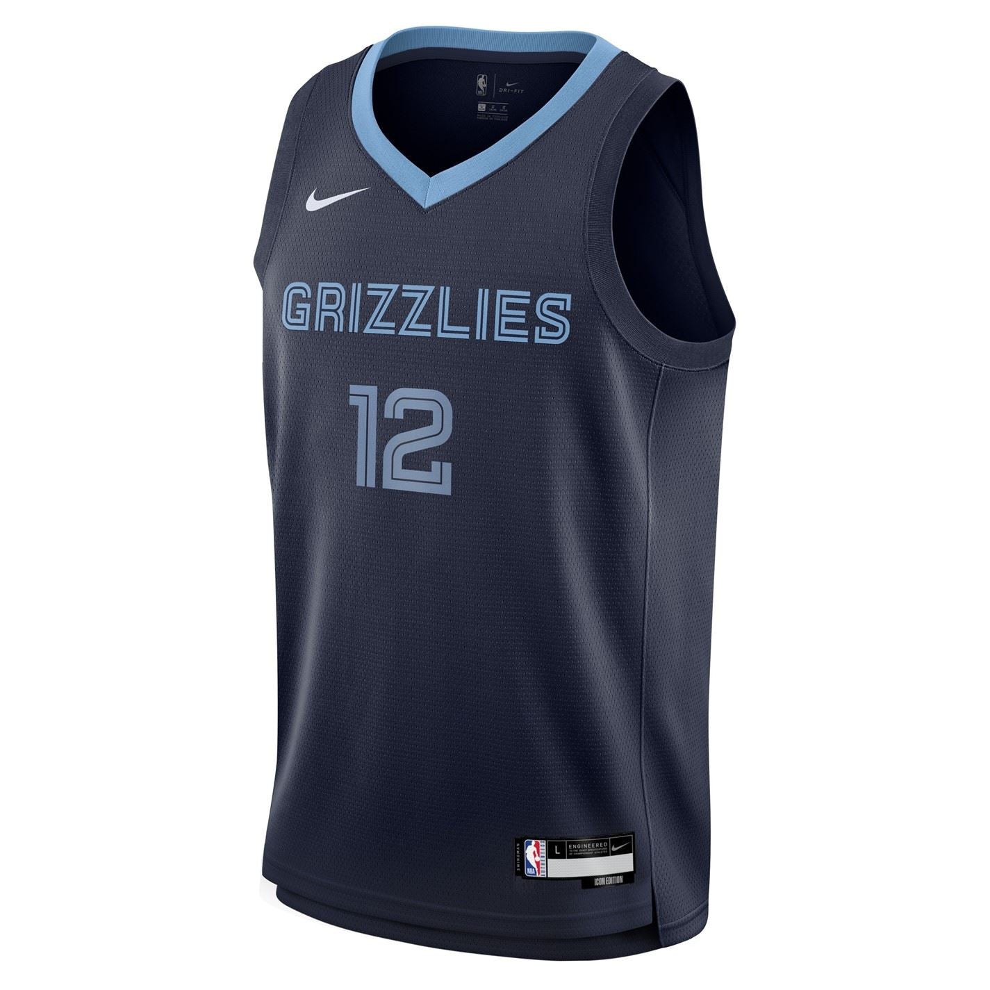 Nike NBA V-Neck Regular Fit Number T-Shirt